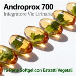 Androprox 700 Integratore Vie Urinarie 15 Perle Softgel con Estratti Vegetali