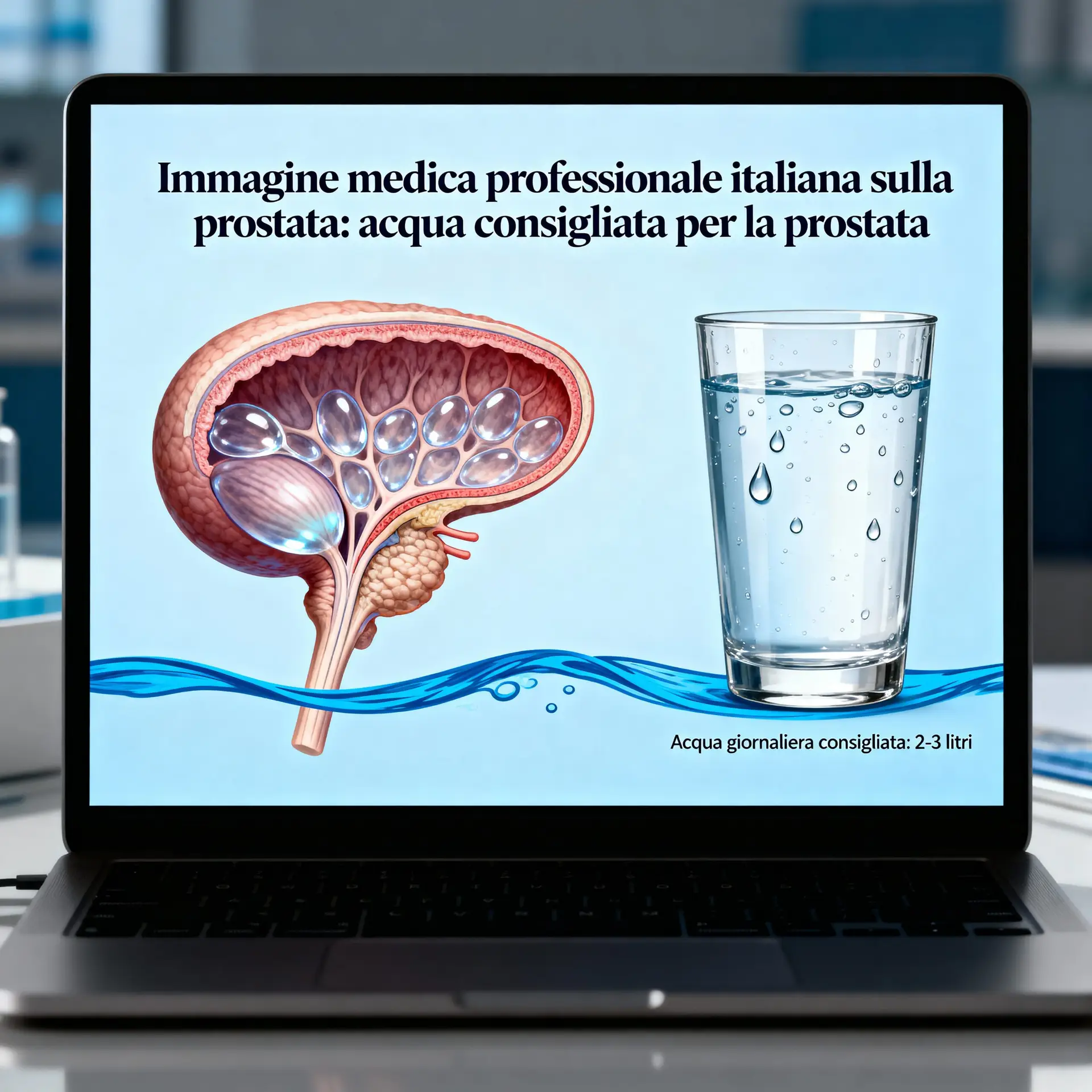 Immagine illustrativa sulla prostata - salute della prostata