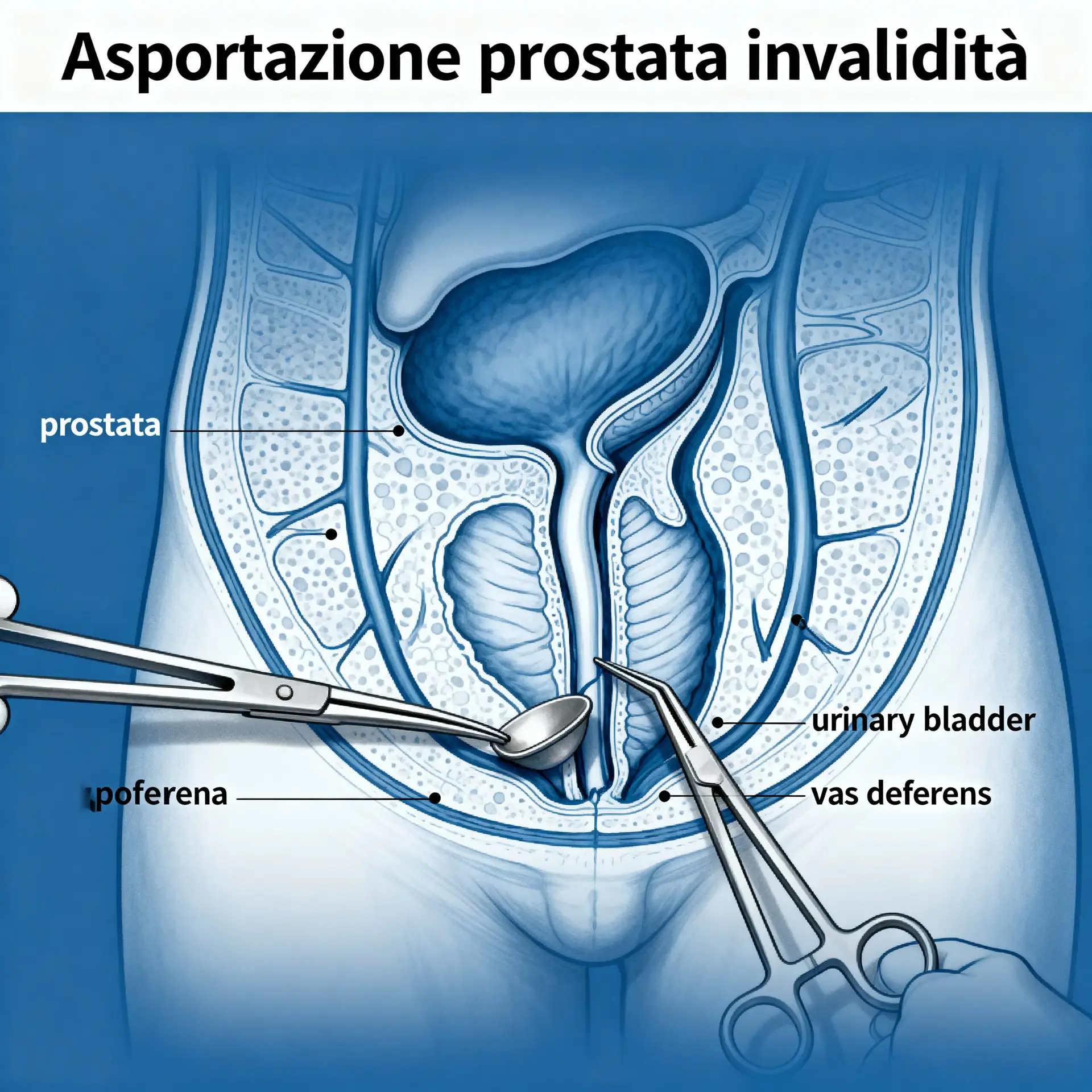 Immagine illustrativa sulla prostata - salute della prostata