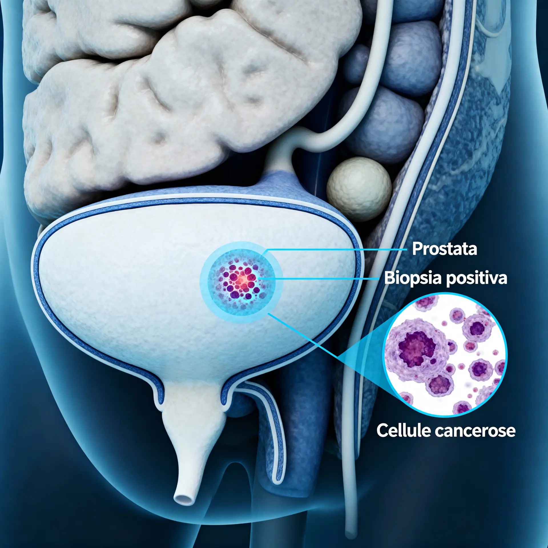 Immagine illustrativa sulla prostata - salute della prostata
