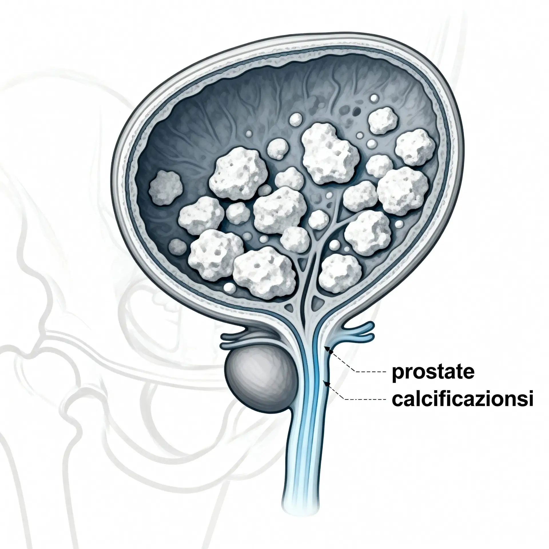 Immagine illustrativa sulla prostata - salute della prostata
