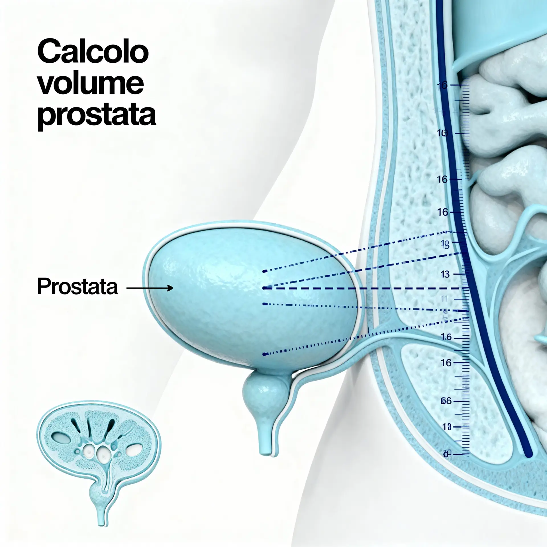 Immagine illustrativa sulla prostata - salute della prostata