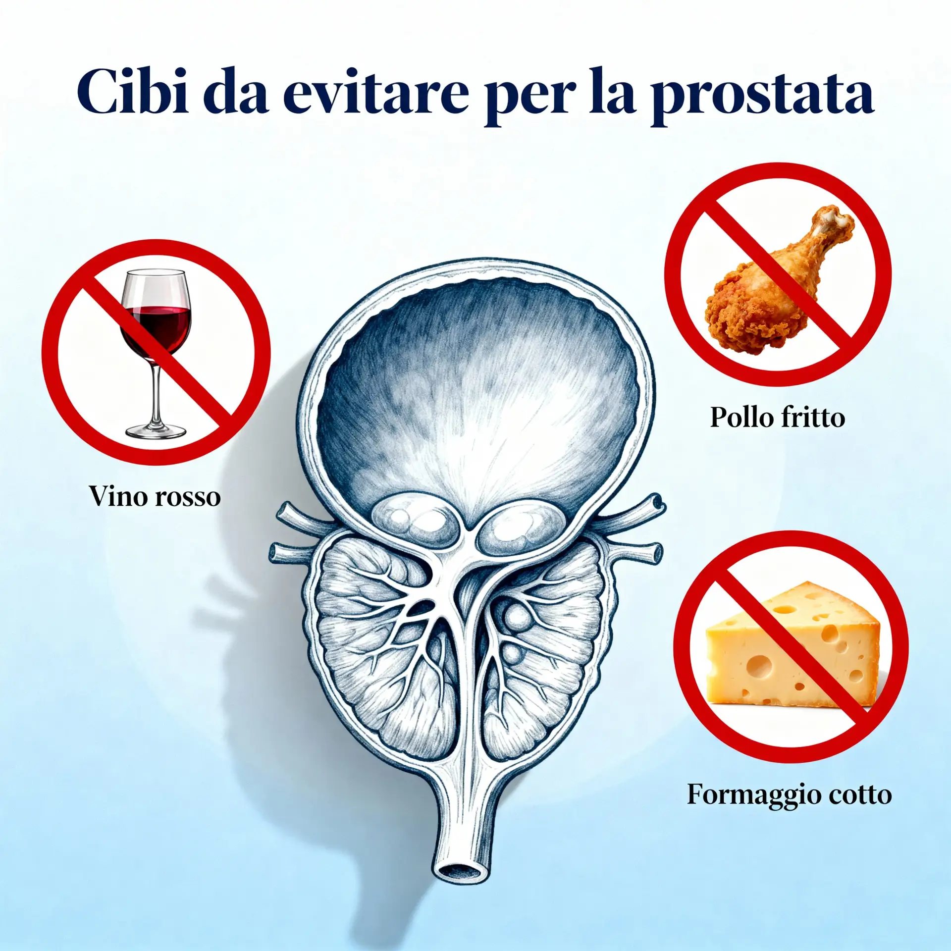 Immagine illustrativa sulla prostata - salute della prostata