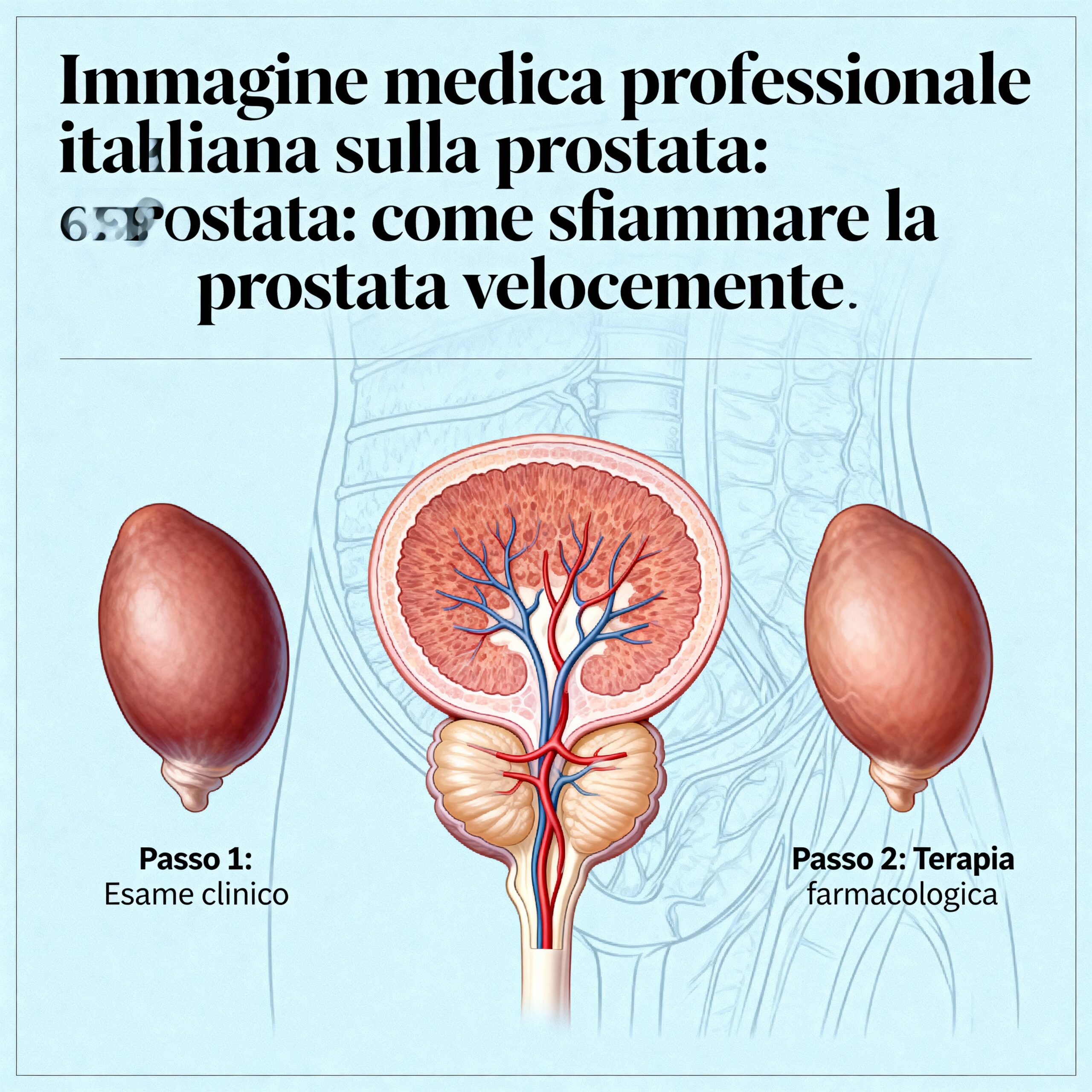 Immagine illustrativa sulla prostata - salute della prostata