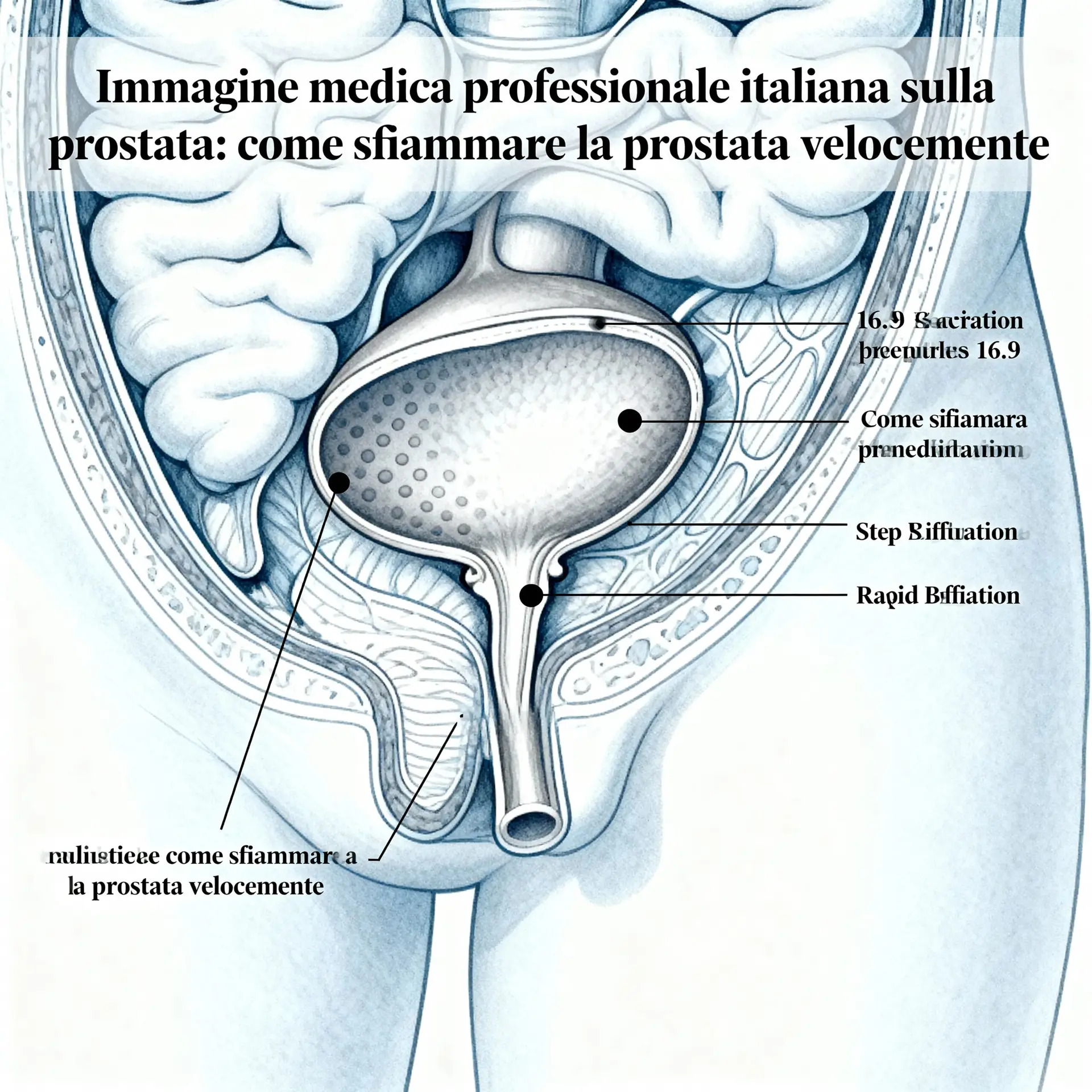 Immagine illustrativa sulla prostata - salute della prostata