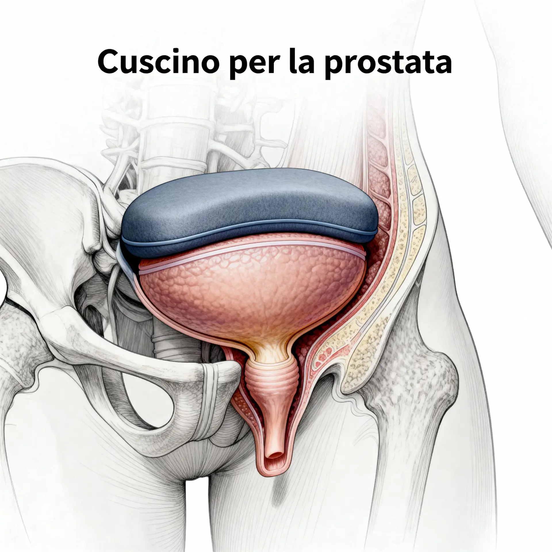 Immagine illustrativa sulla prostata - salute della prostata