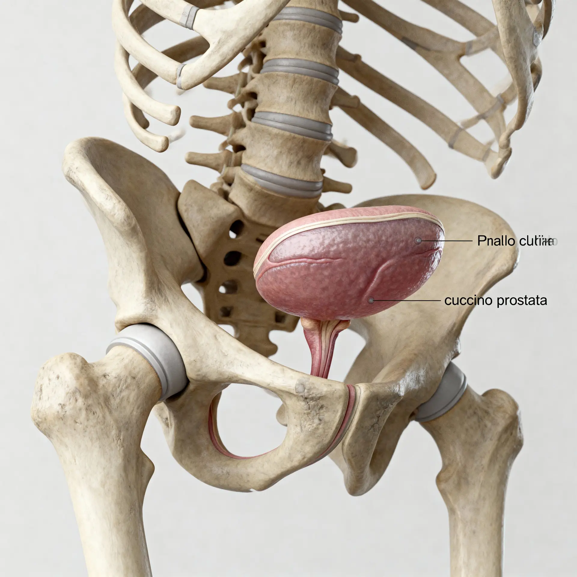 Immagine illustrativa sulla prostata - salute della prostata