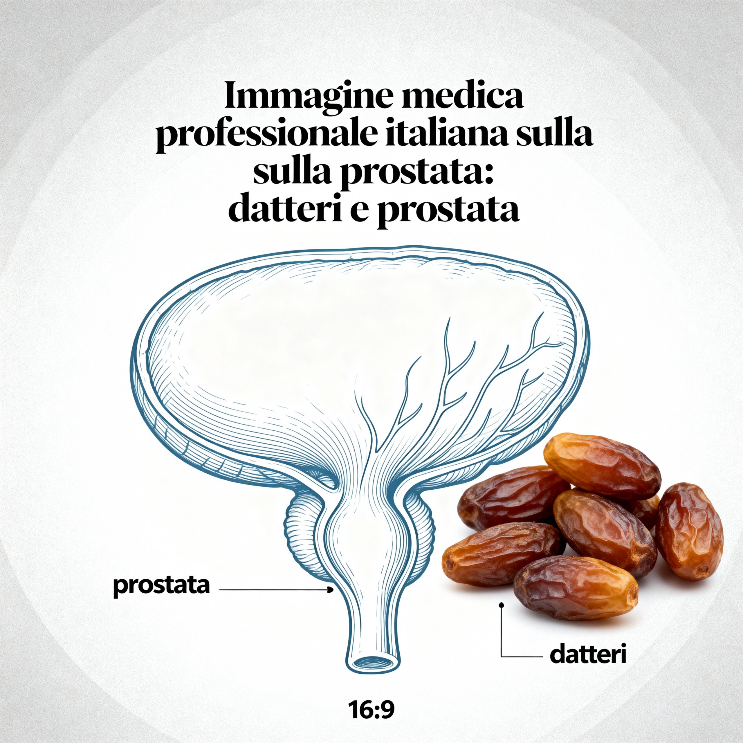 Immagine illustrativa sulla prostata - salute della prostata