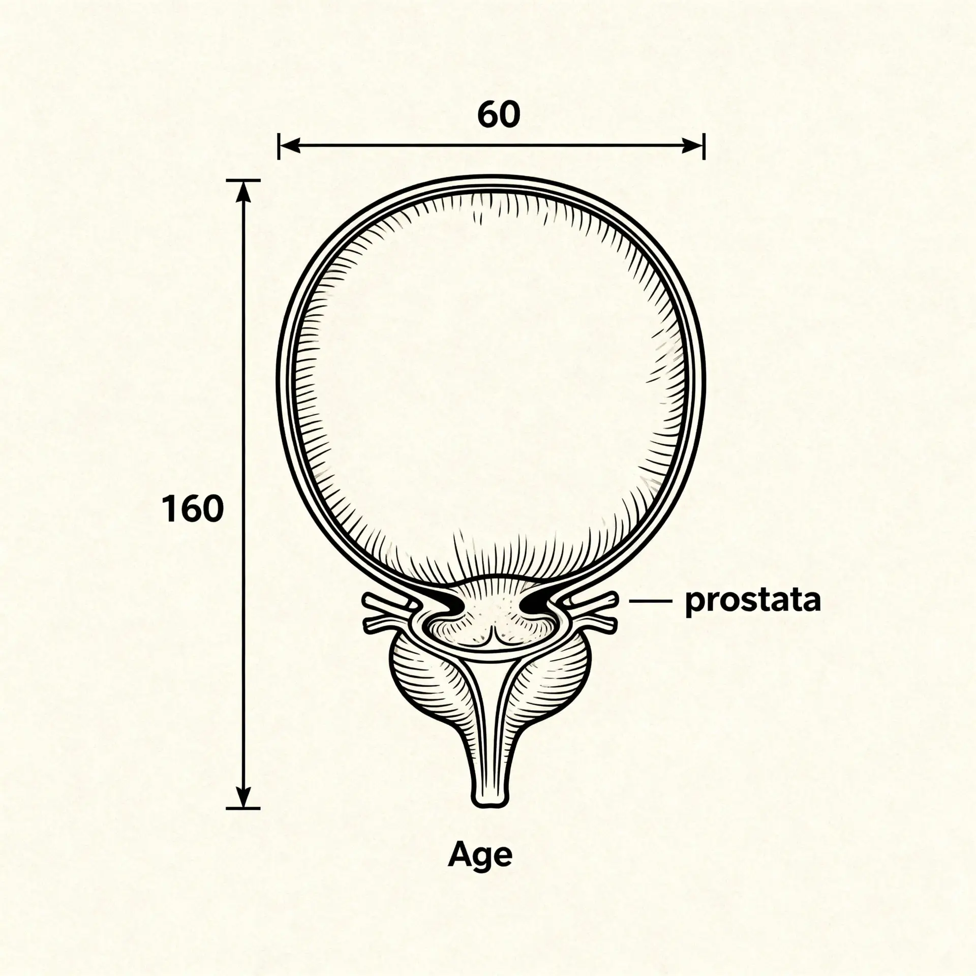 Immagine illustrativa sulla prostata - salute della prostata