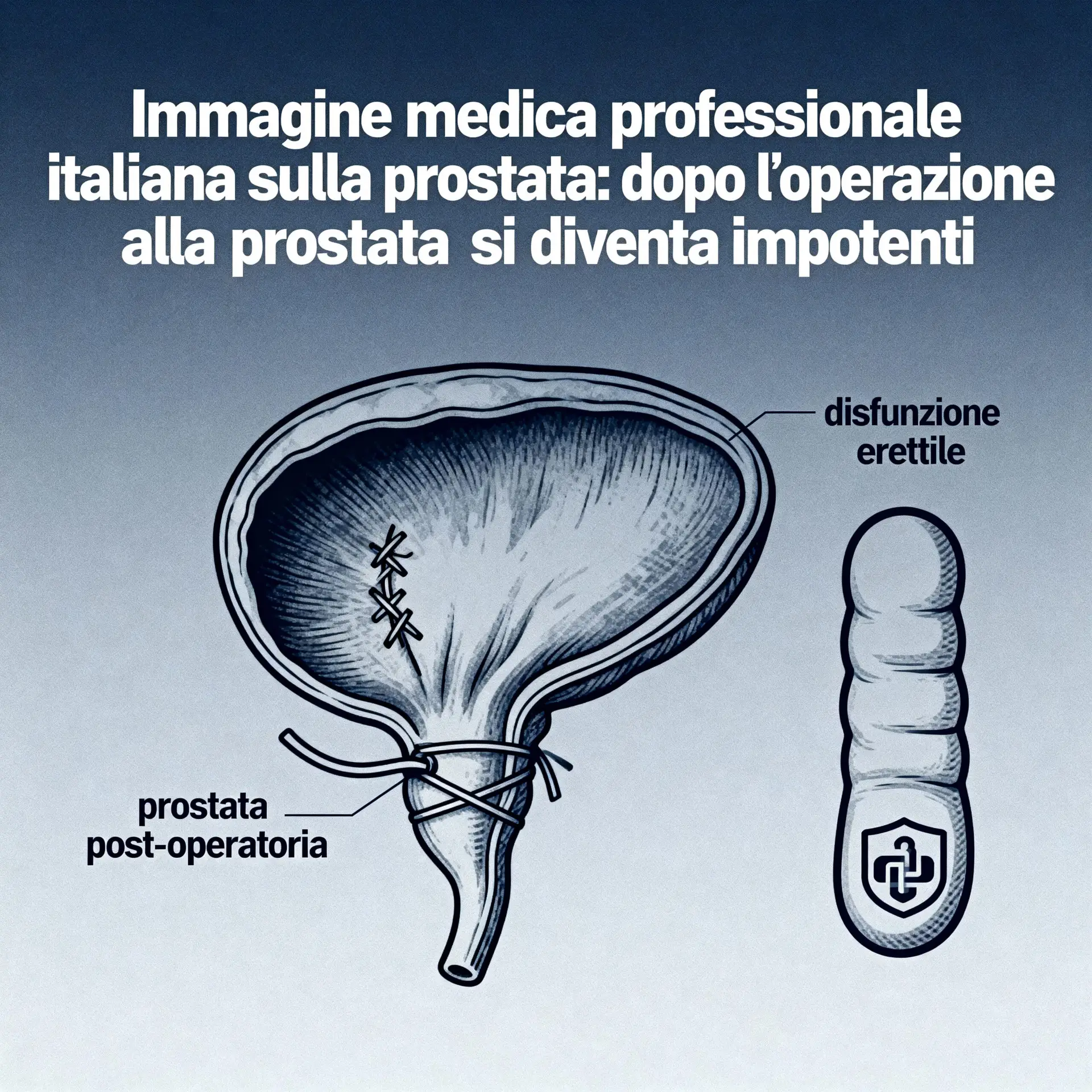 Immagine illustrativa sulla prostata - salute della prostata