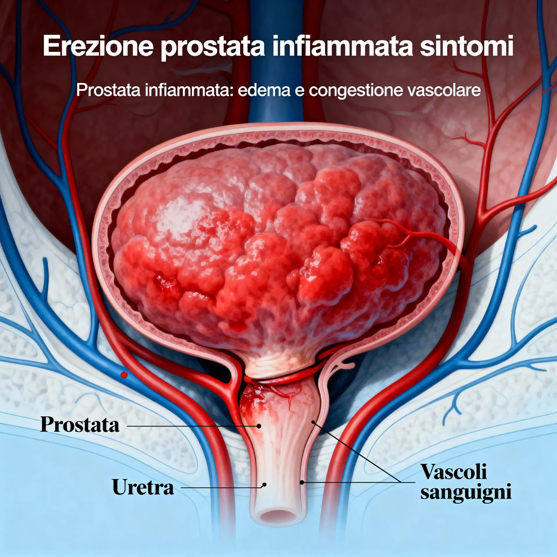 Immagine illustrativa sulla prostata - salute della prostata