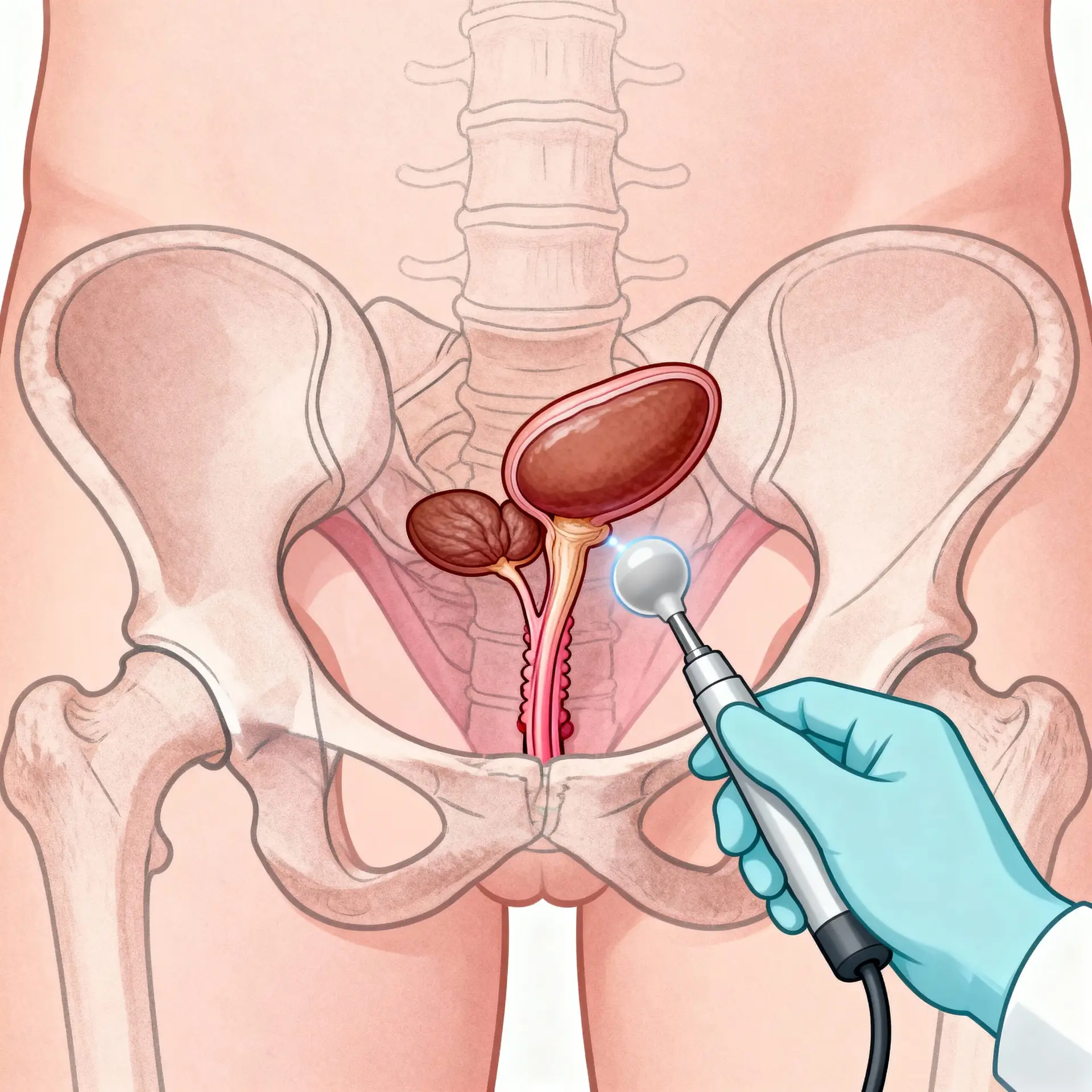 Immagine illustrativa sulla prostata - salute della prostata