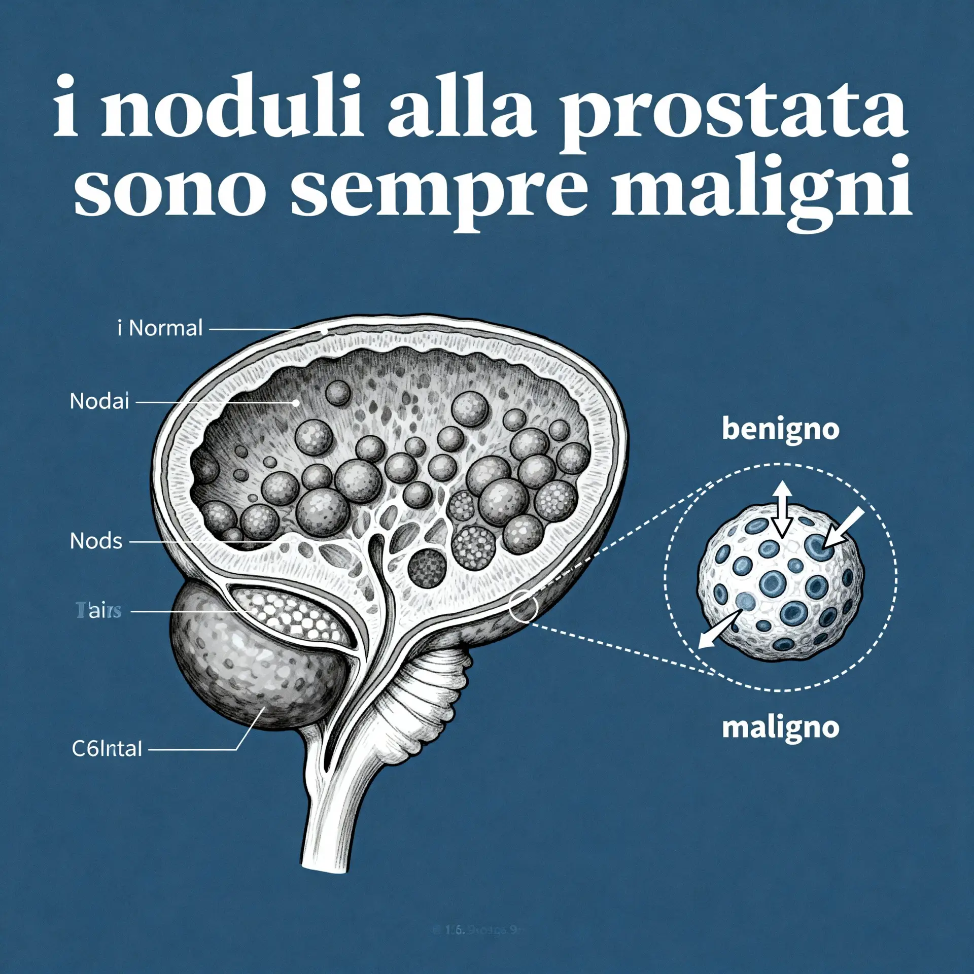 Immagine illustrativa sulla prostata - salute della prostata