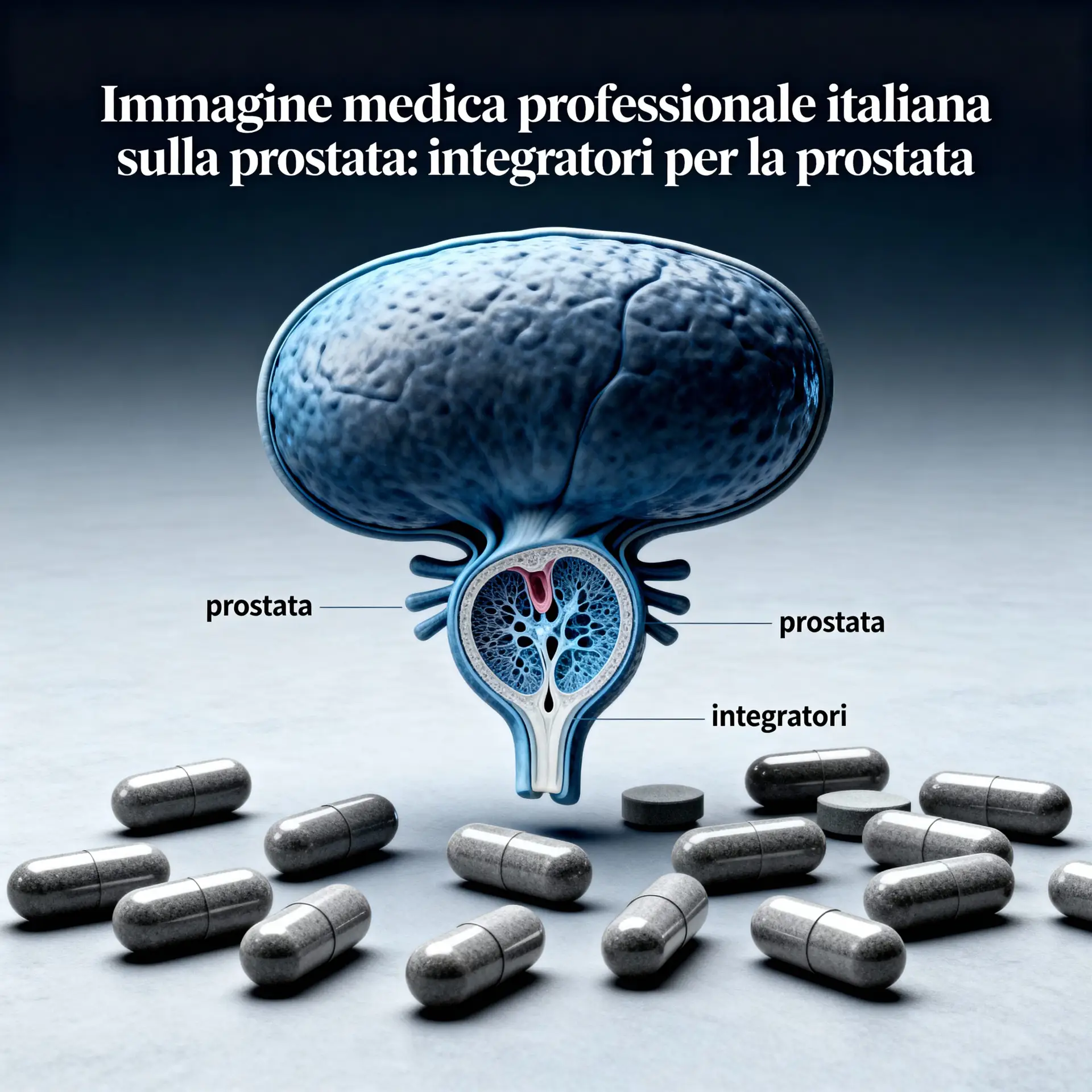 Immagine illustrativa sulla prostata - salute della prostata