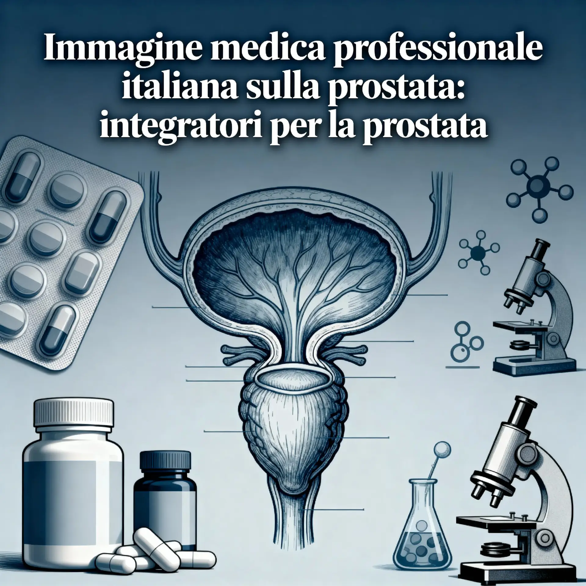 Immagine illustrativa sulla prostata - salute della prostata