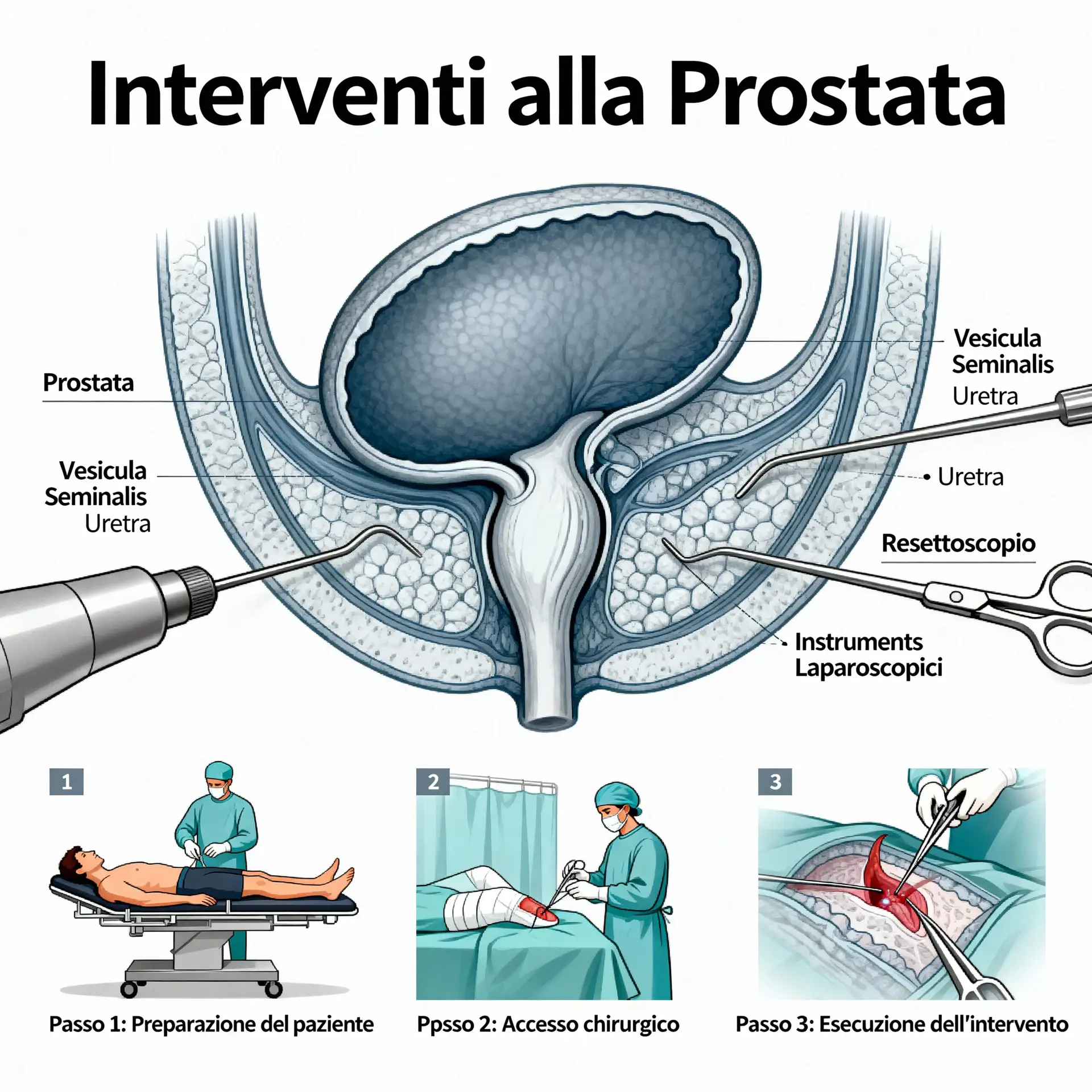 Immagine illustrativa sulla prostata - salute della prostata