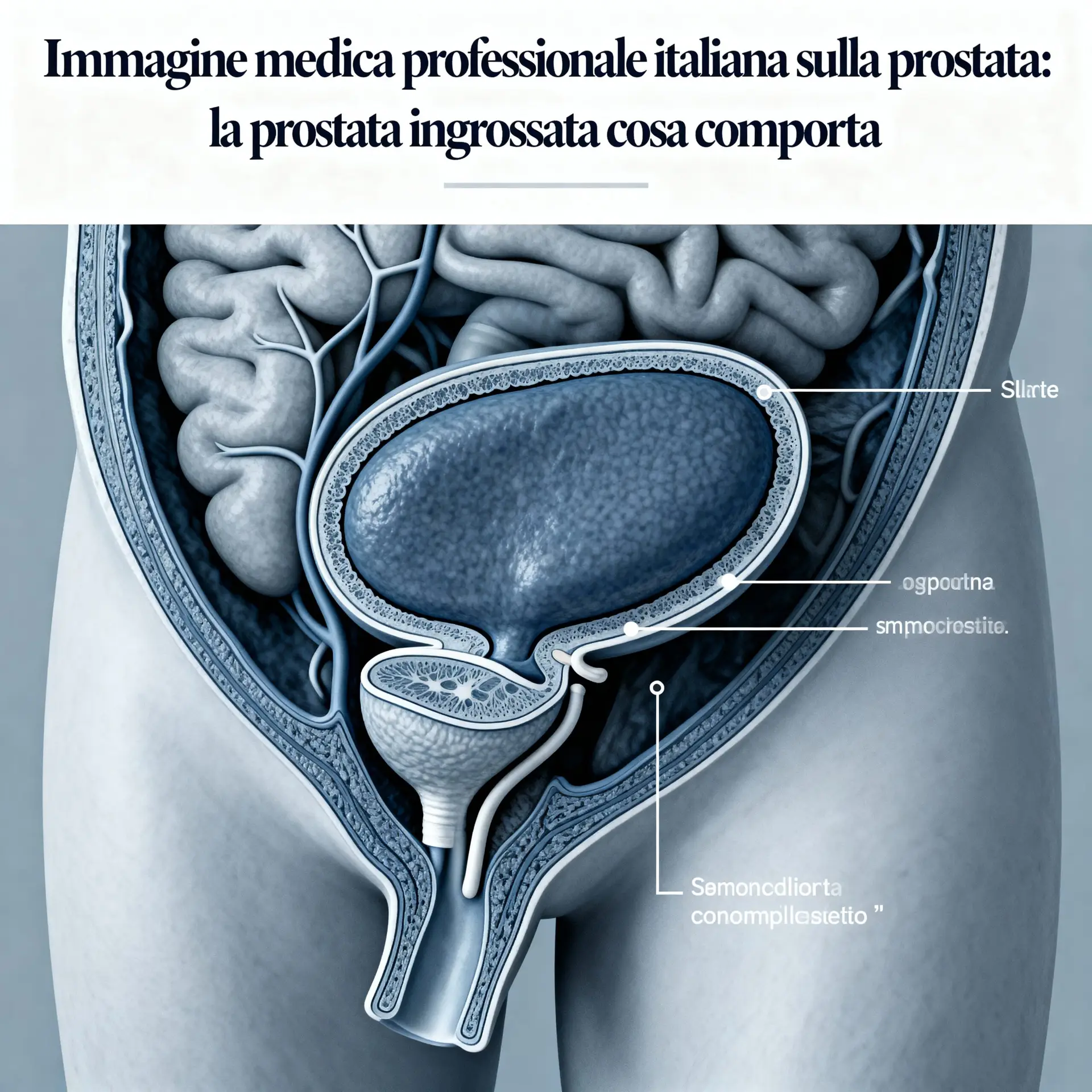 Immagine illustrativa sulla prostata - salute della prostata