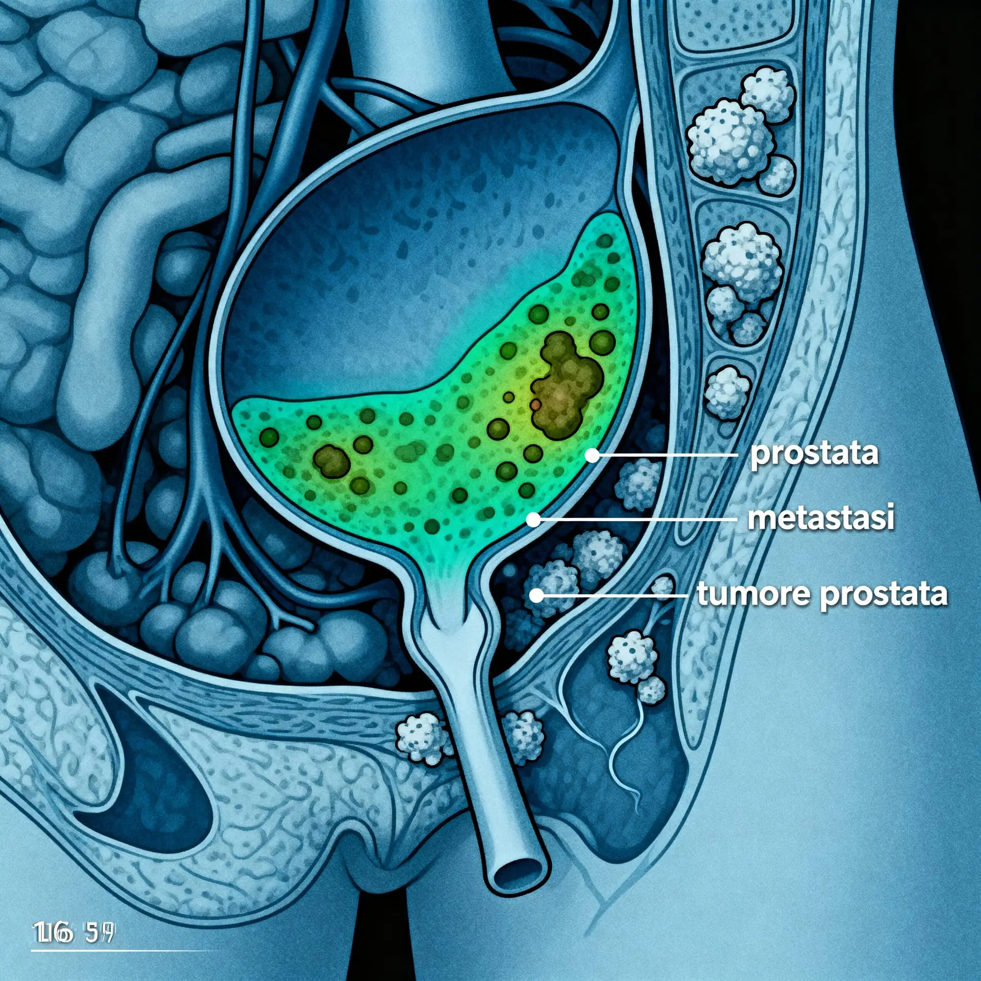 Immagine illustrativa sulla prostata - salute della prostata