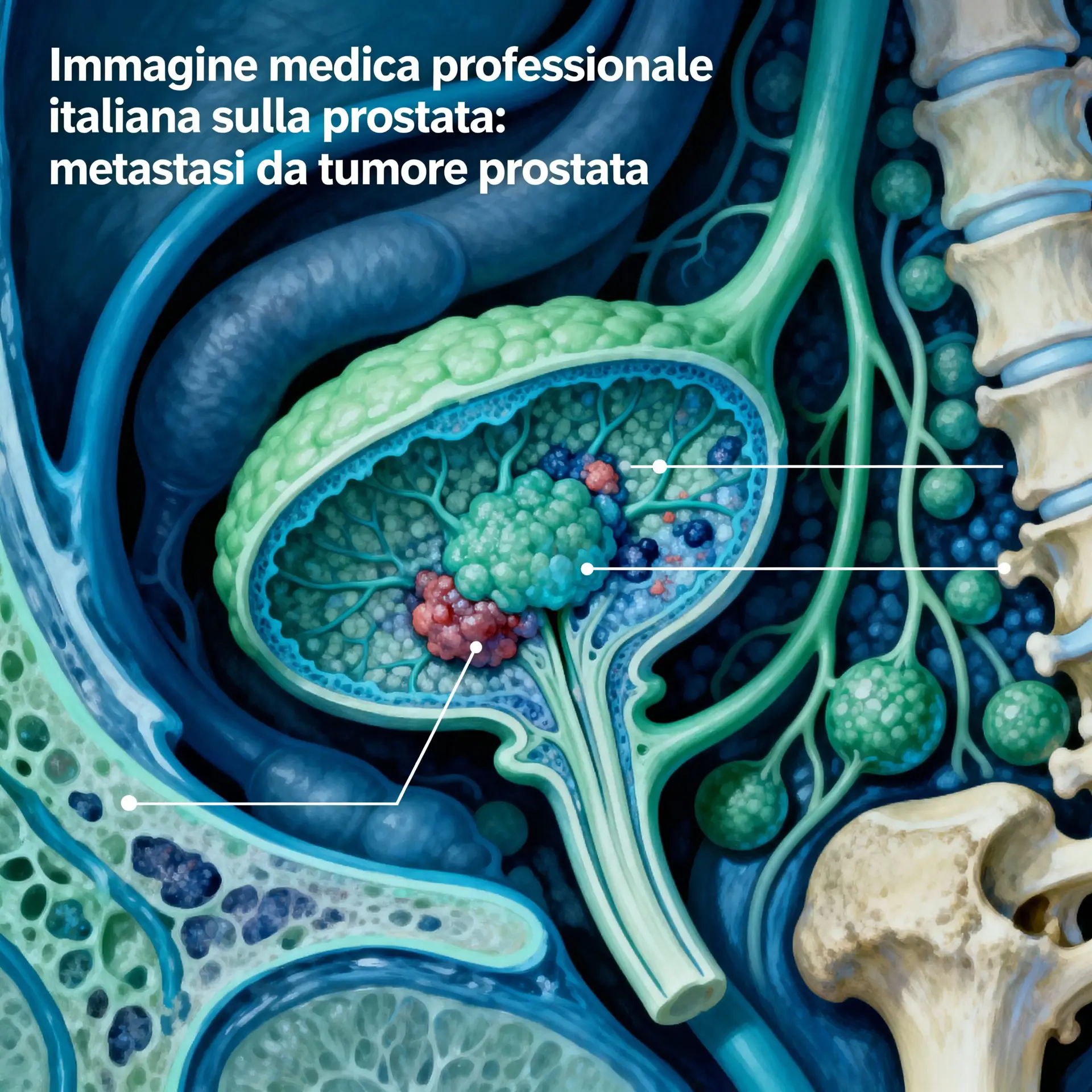 Immagine illustrativa sulla prostata - salute della prostata