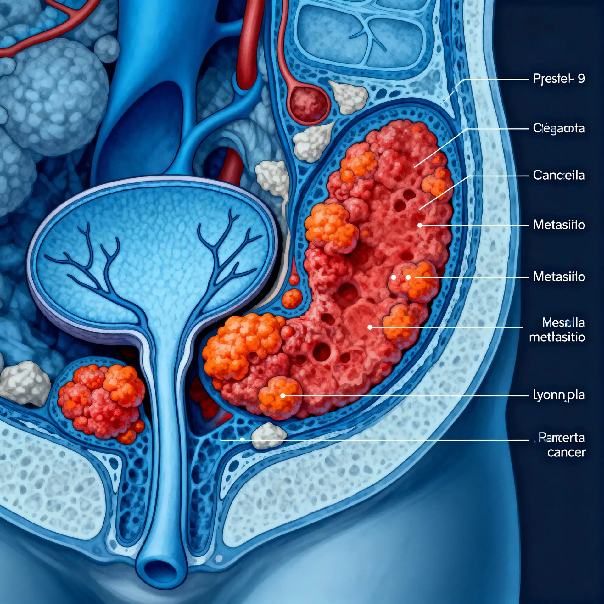 Immagine illustrativa sulla prostata - salute della prostata