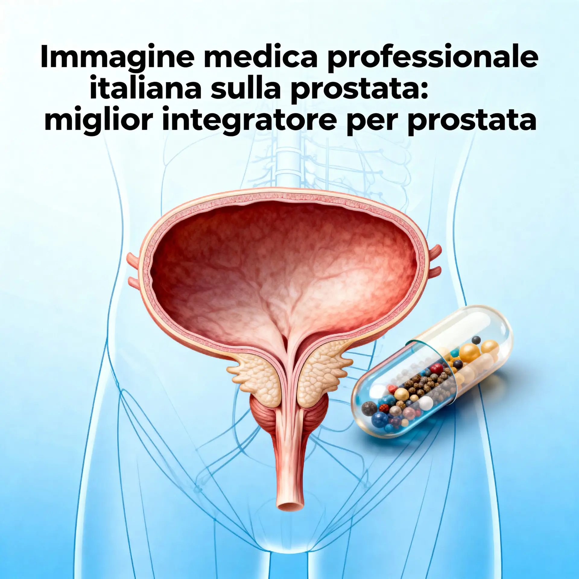 Immagine illustrativa sulla prostata - salute della prostata