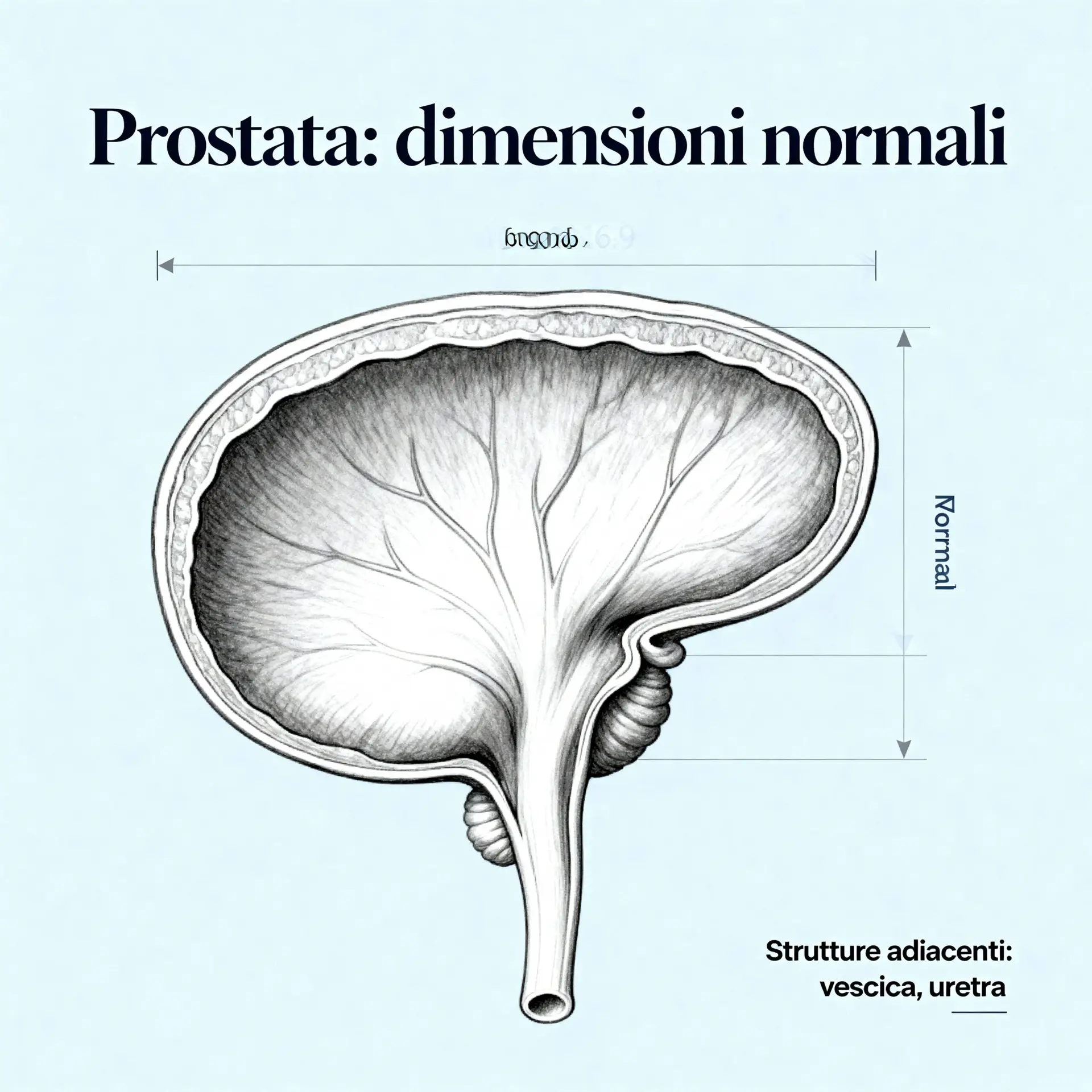 Immagine illustrativa sulla prostata - salute della prostata