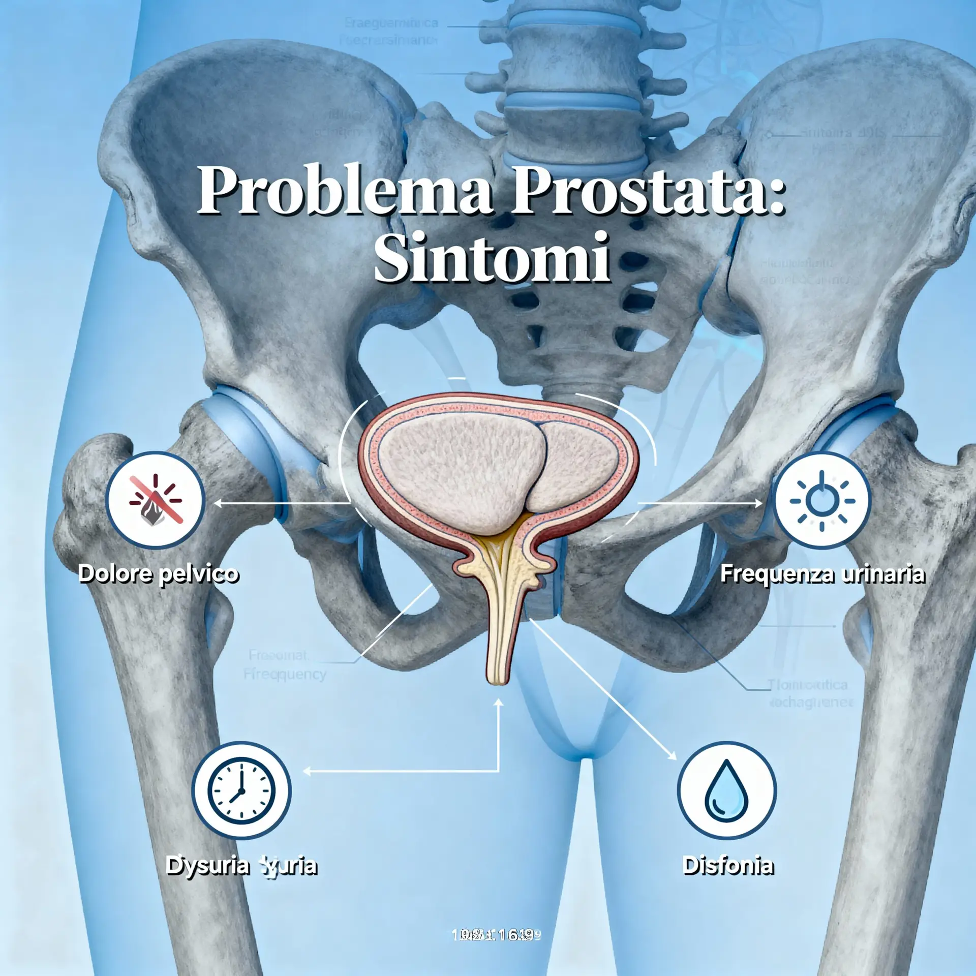 Immagine illustrativa sulla prostata - salute della prostata