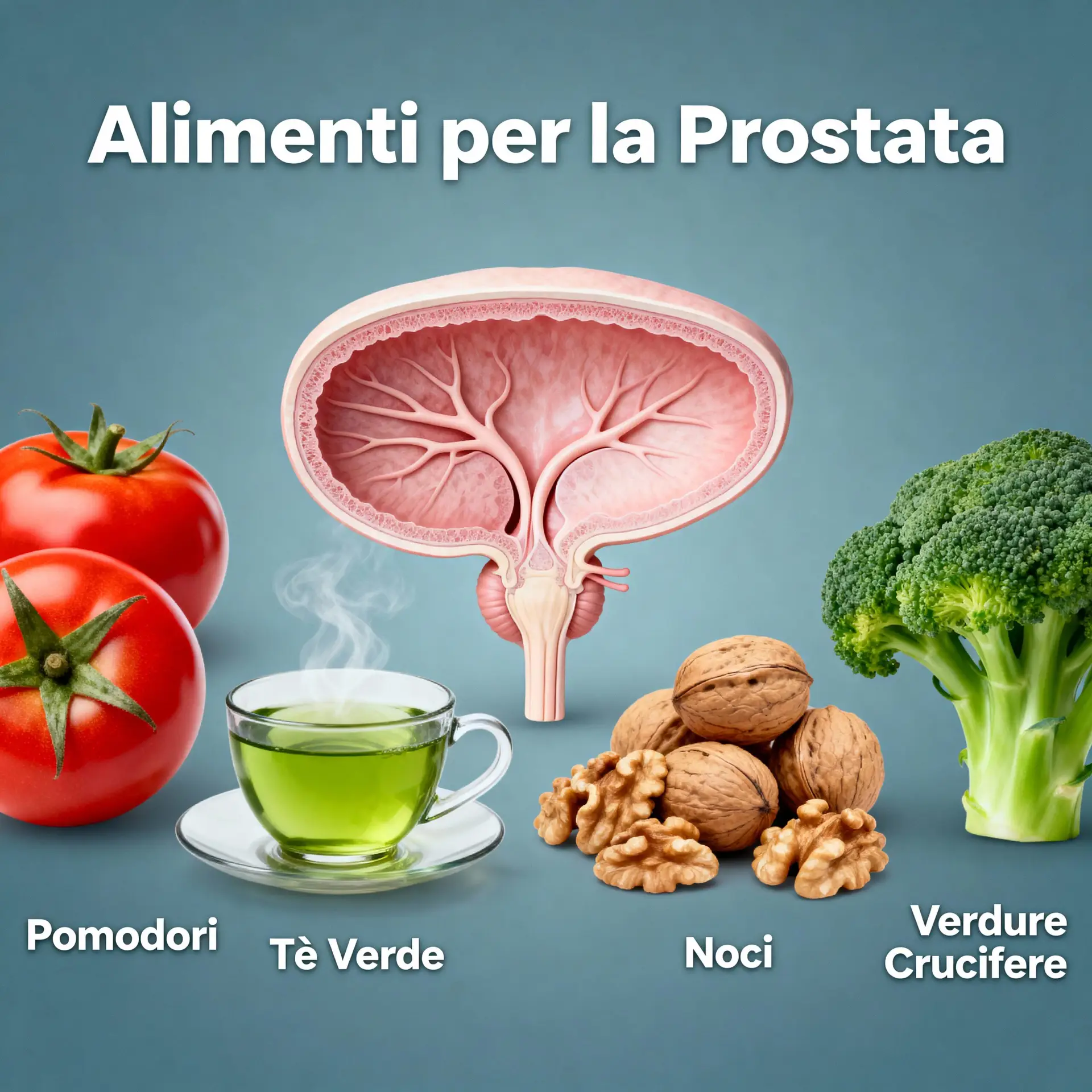 Immagine illustrativa sulla prostata - salute della prostata