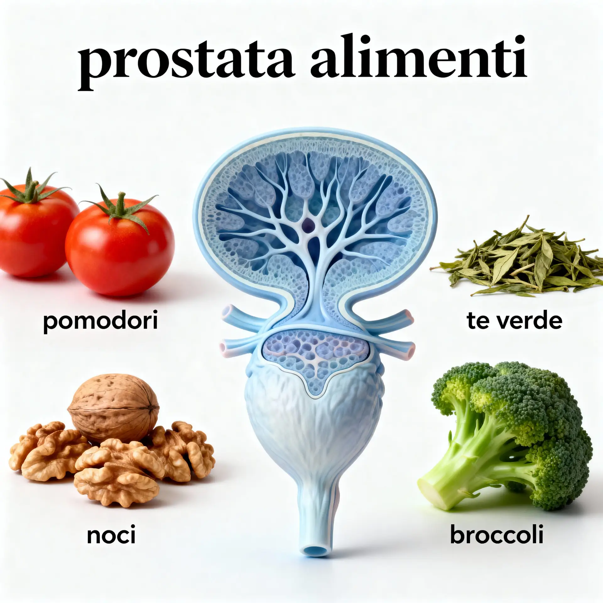 Immagine illustrativa sulla prostata - salute della prostata