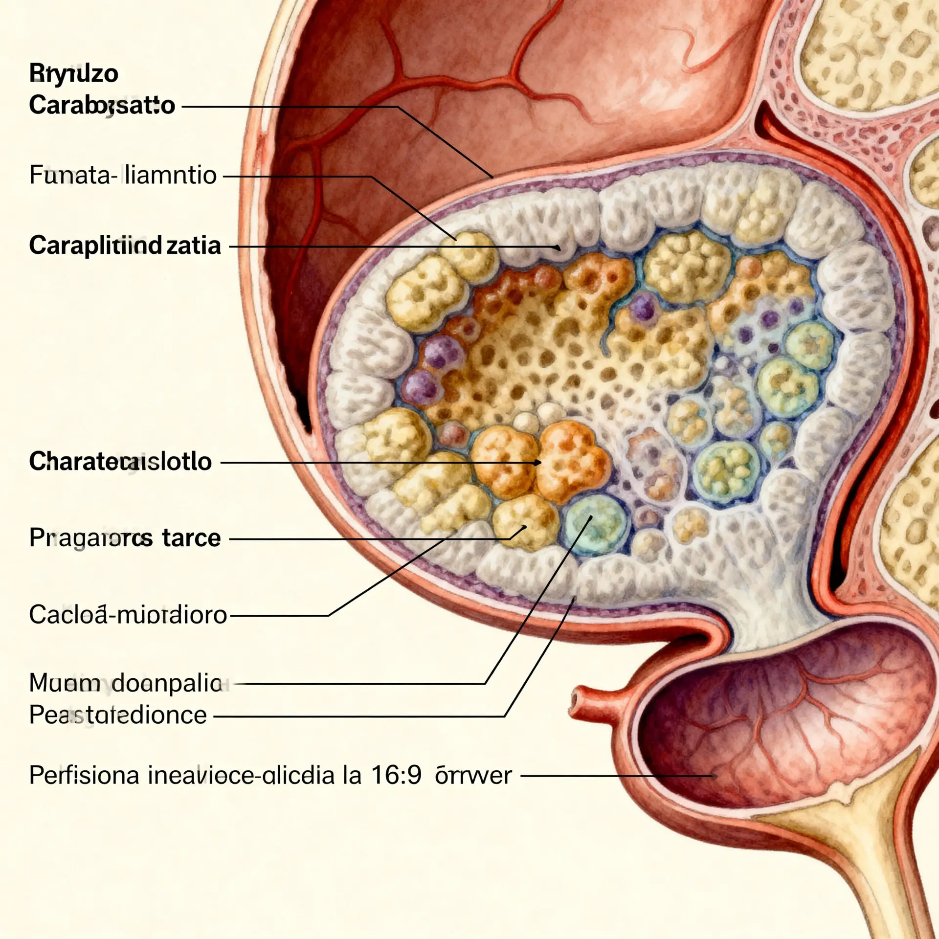 Immagine illustrativa sulla prostata - salute della prostata