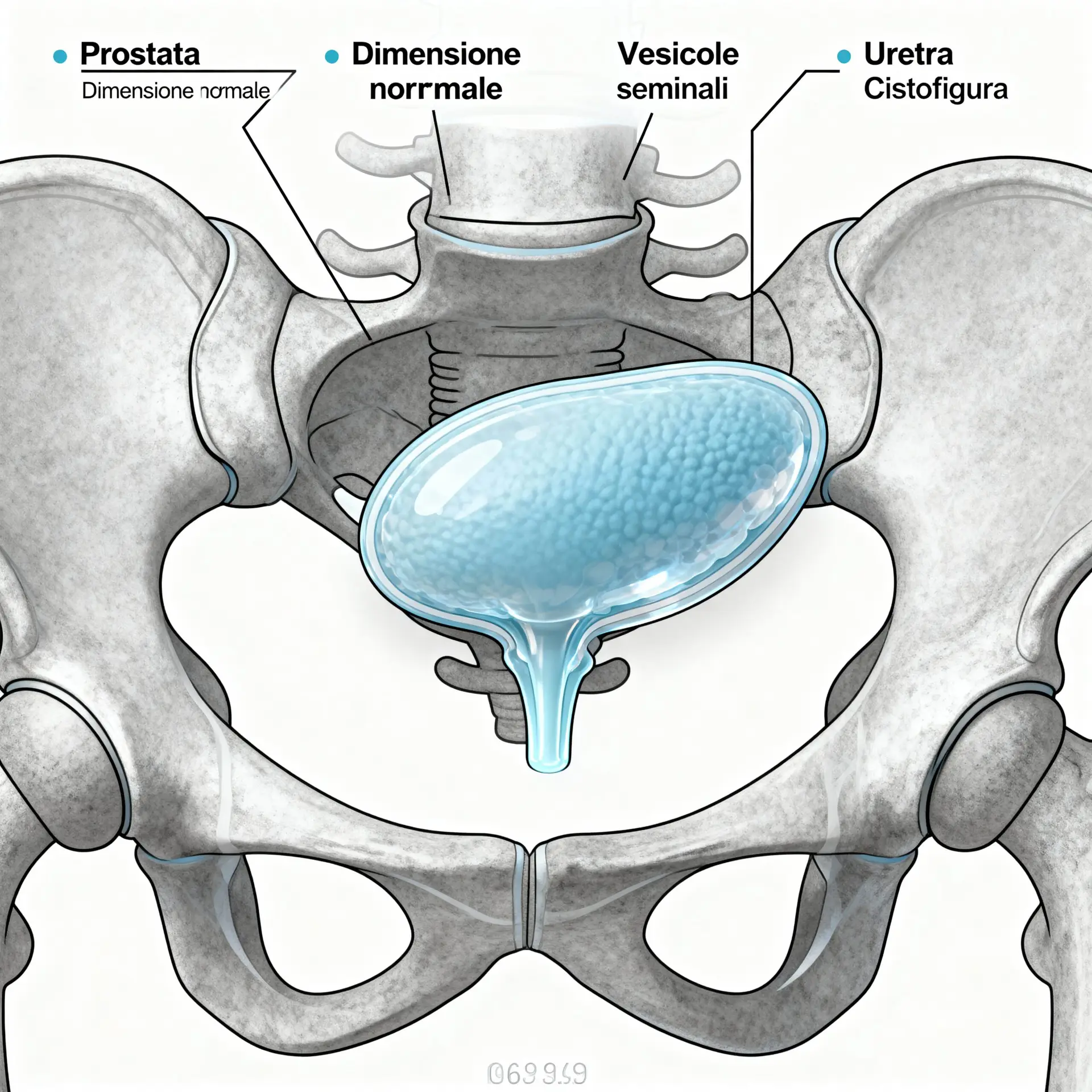 Immagine illustrativa sulla prostata - salute della prostata