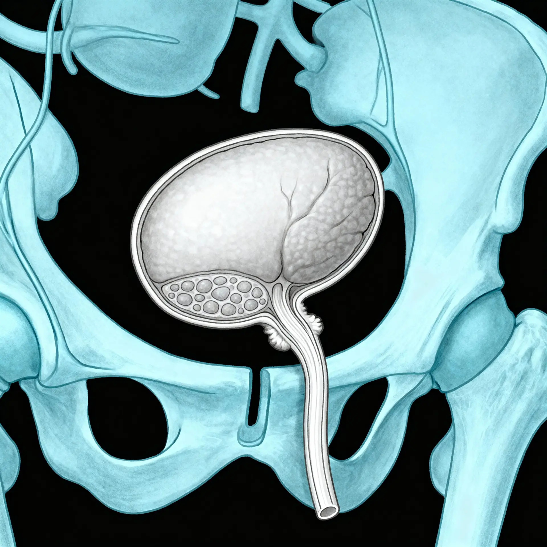 Immagine illustrativa sulla prostata - salute della prostata