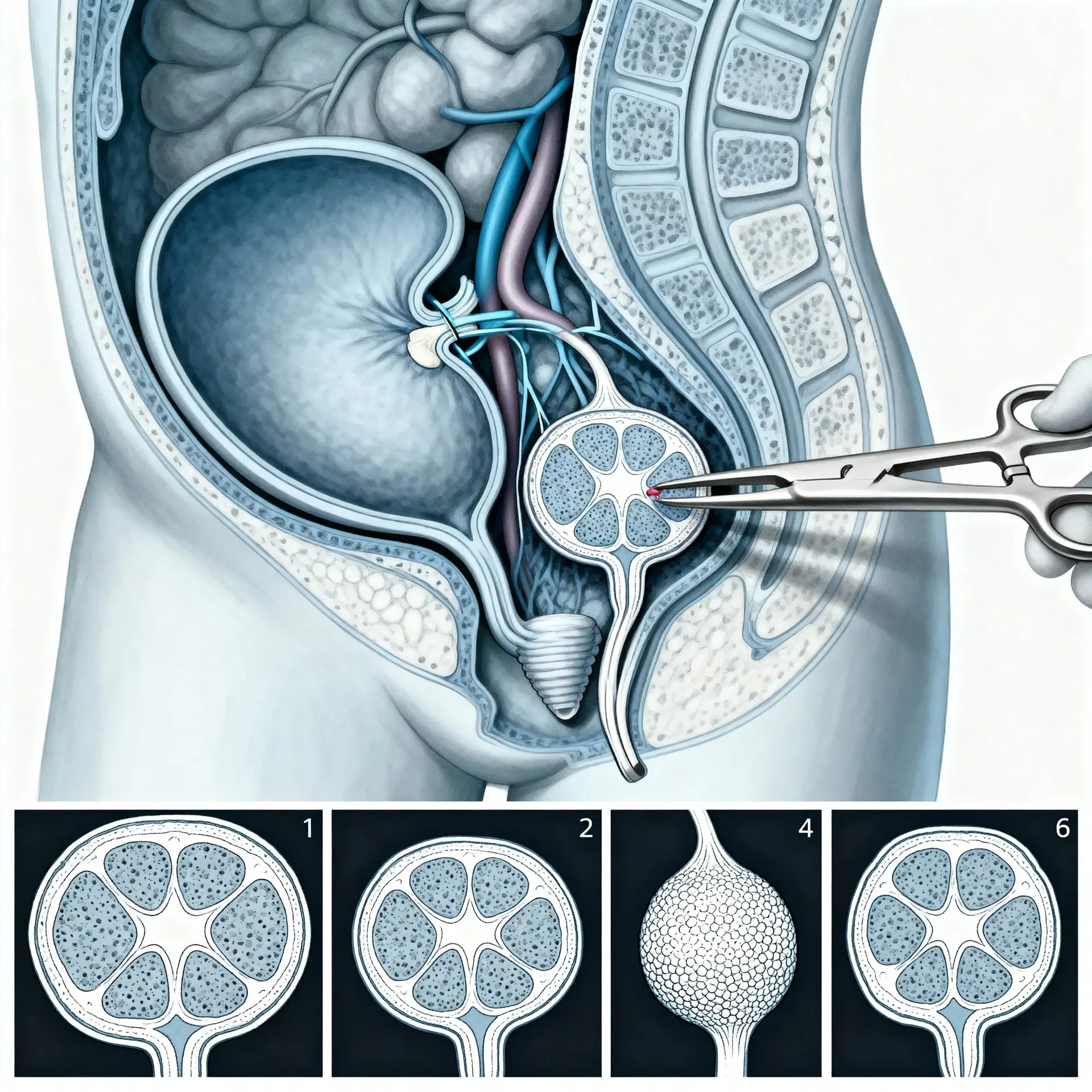 Immagine illustrativa sulla prostata - salute della prostata