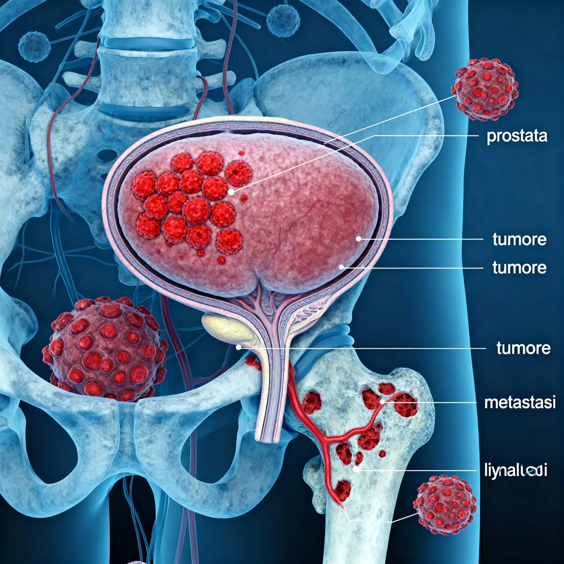 Immagine illustrativa sulla prostata - salute della prostata