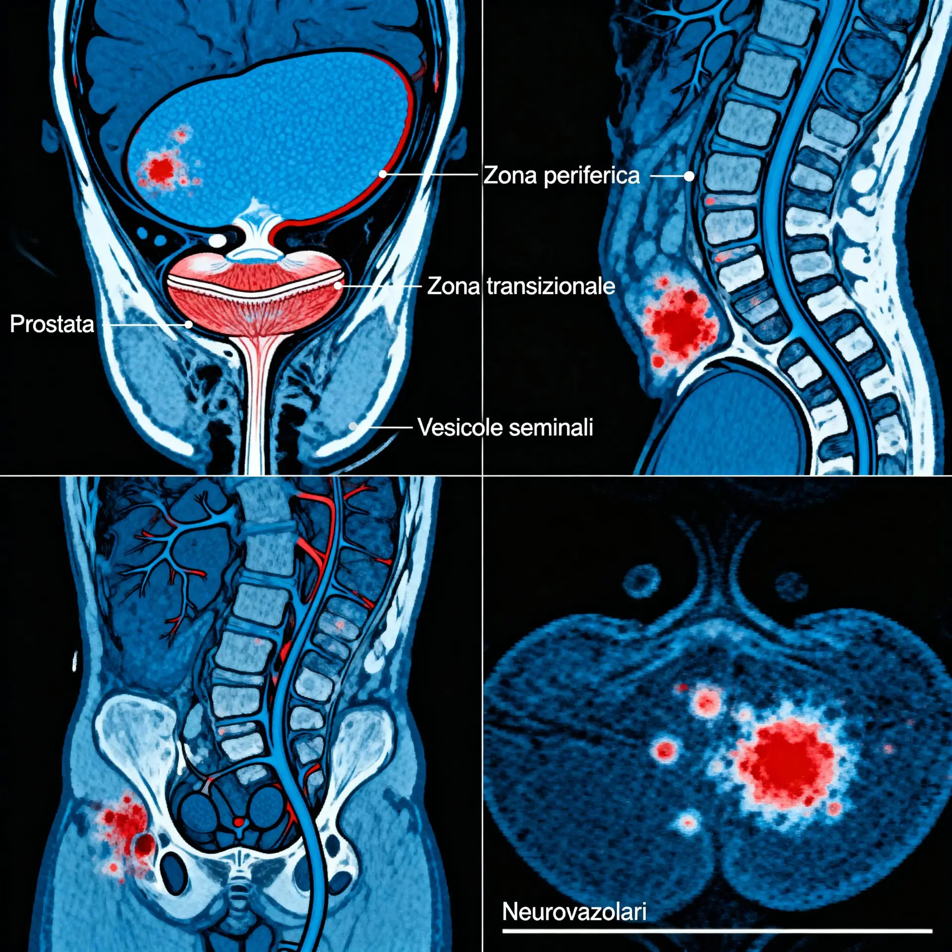 Immagine illustrativa sulla prostata - salute della prostata