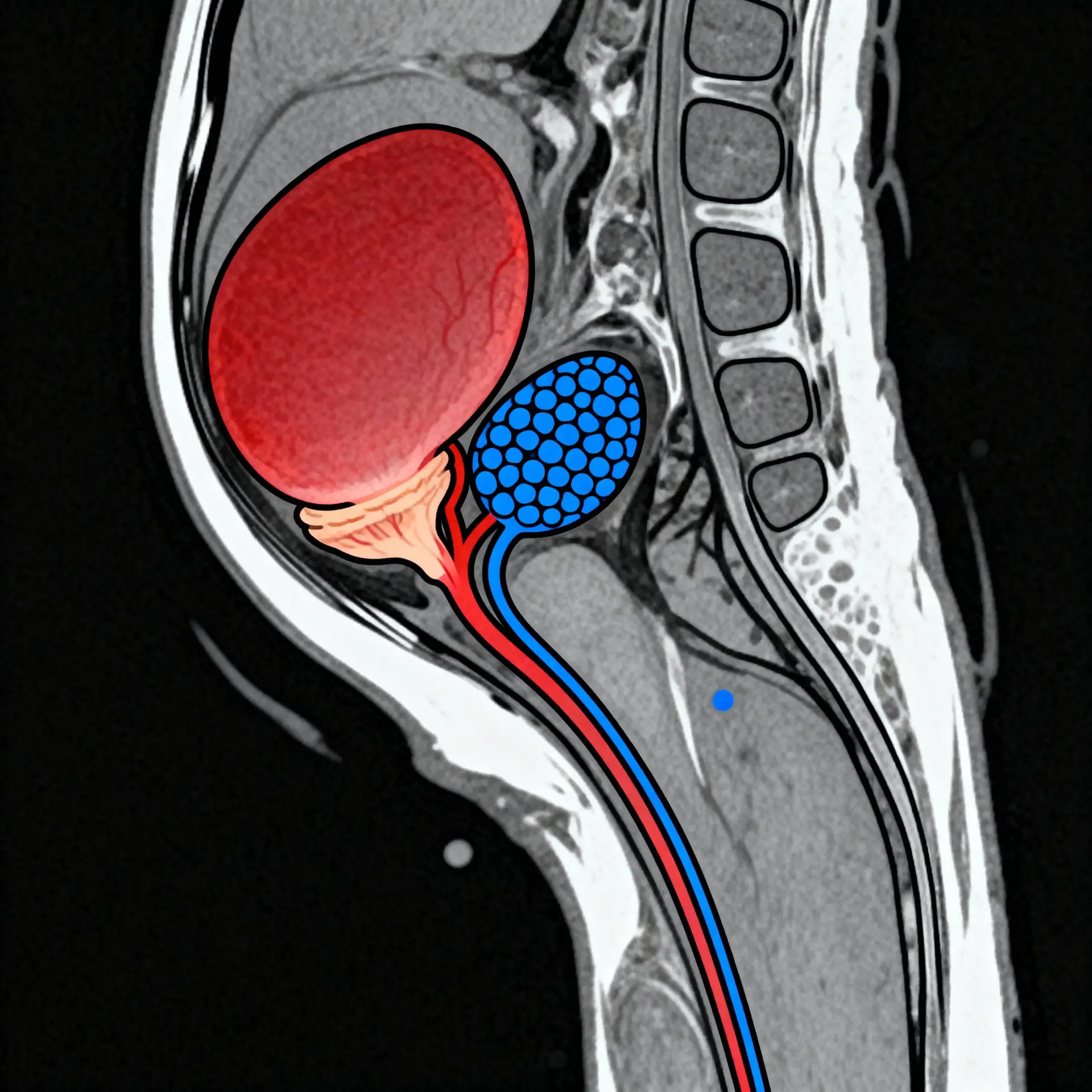 Immagine illustrativa sulla prostata - salute della prostata