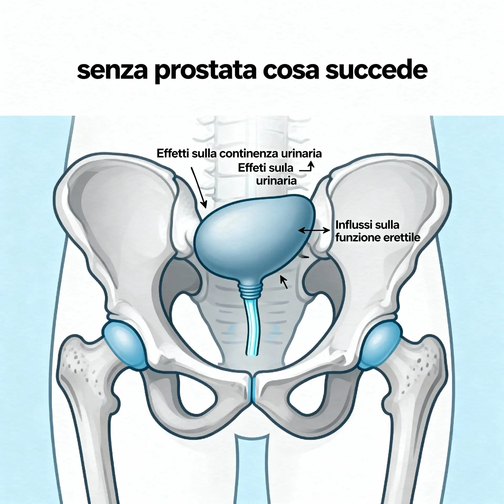 Immagine illustrativa sulla prostata - salute della prostata