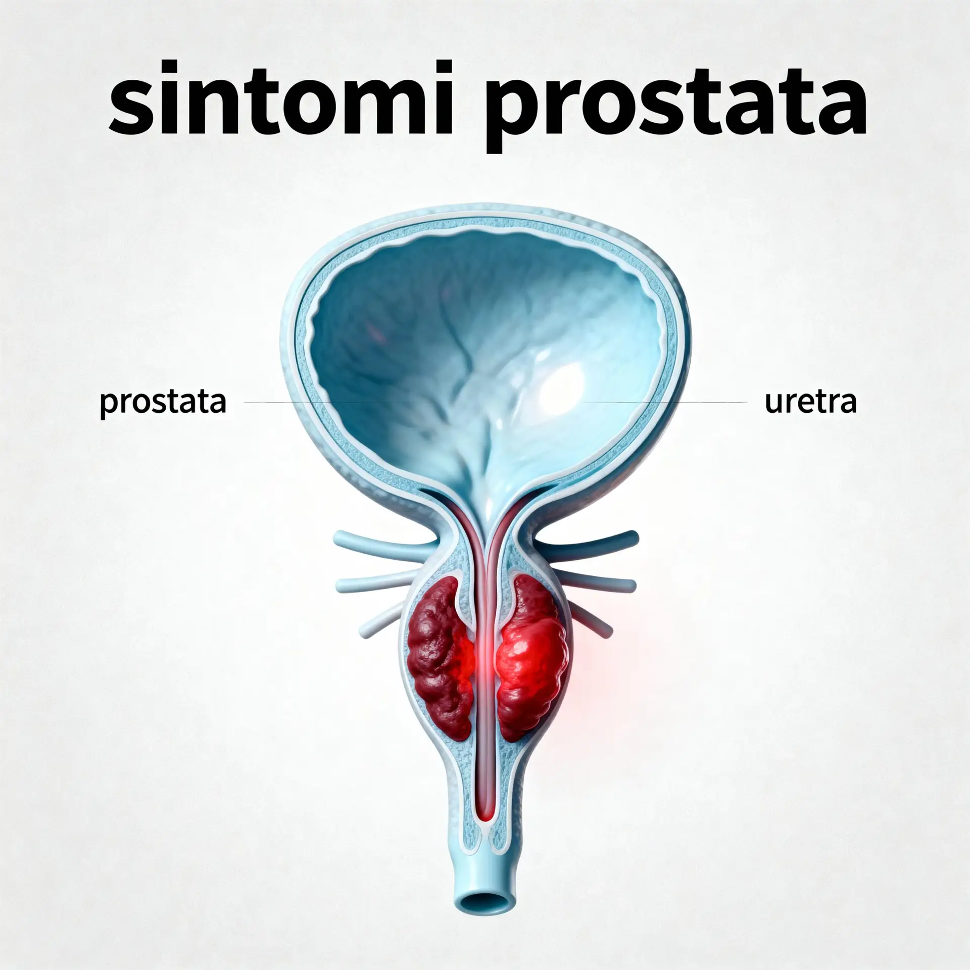 Immagine illustrativa sulla prostata - salute della prostata