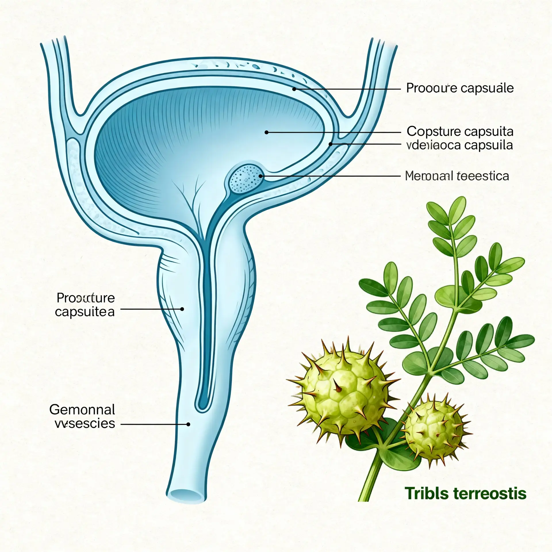 Immagine illustrativa sulla prostata - salute della prostata