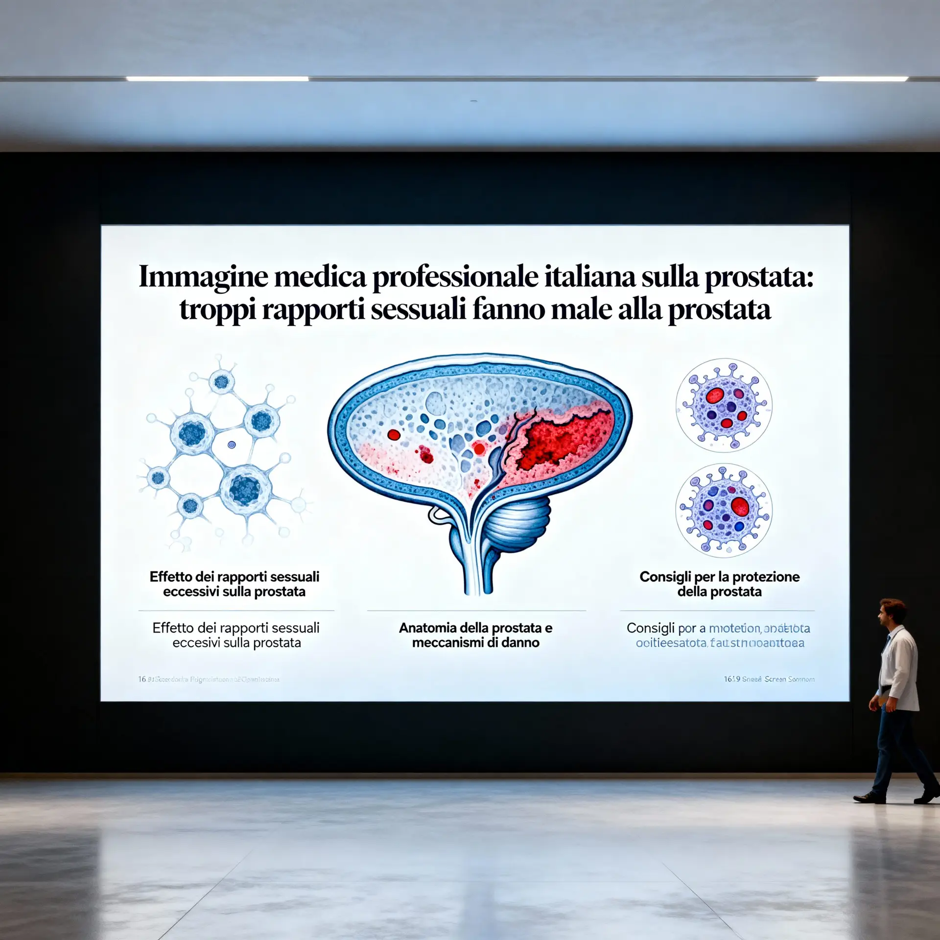 Immagine illustrativa sulla prostata - salute della prostata