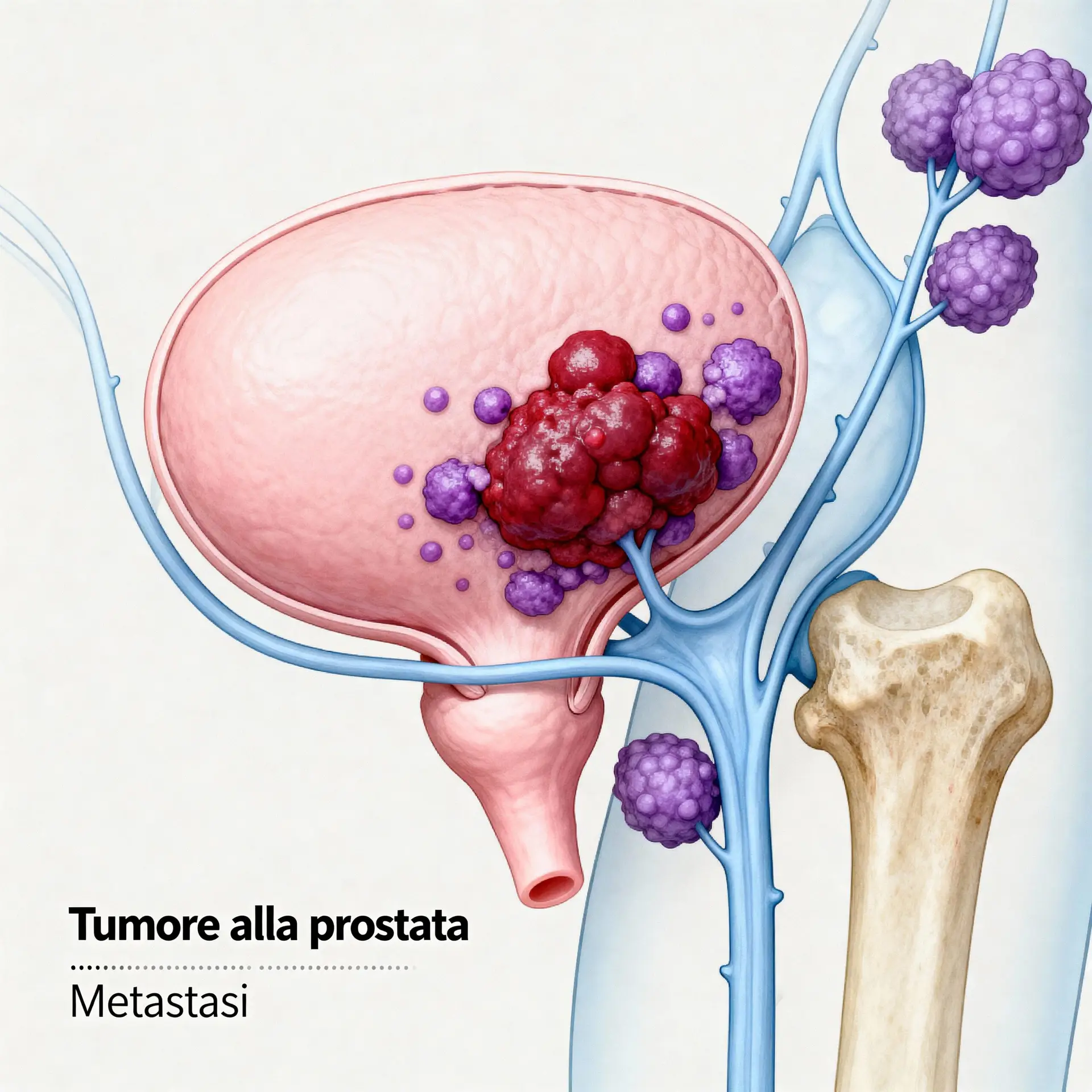 Immagine illustrativa sulla prostata - salute della prostata