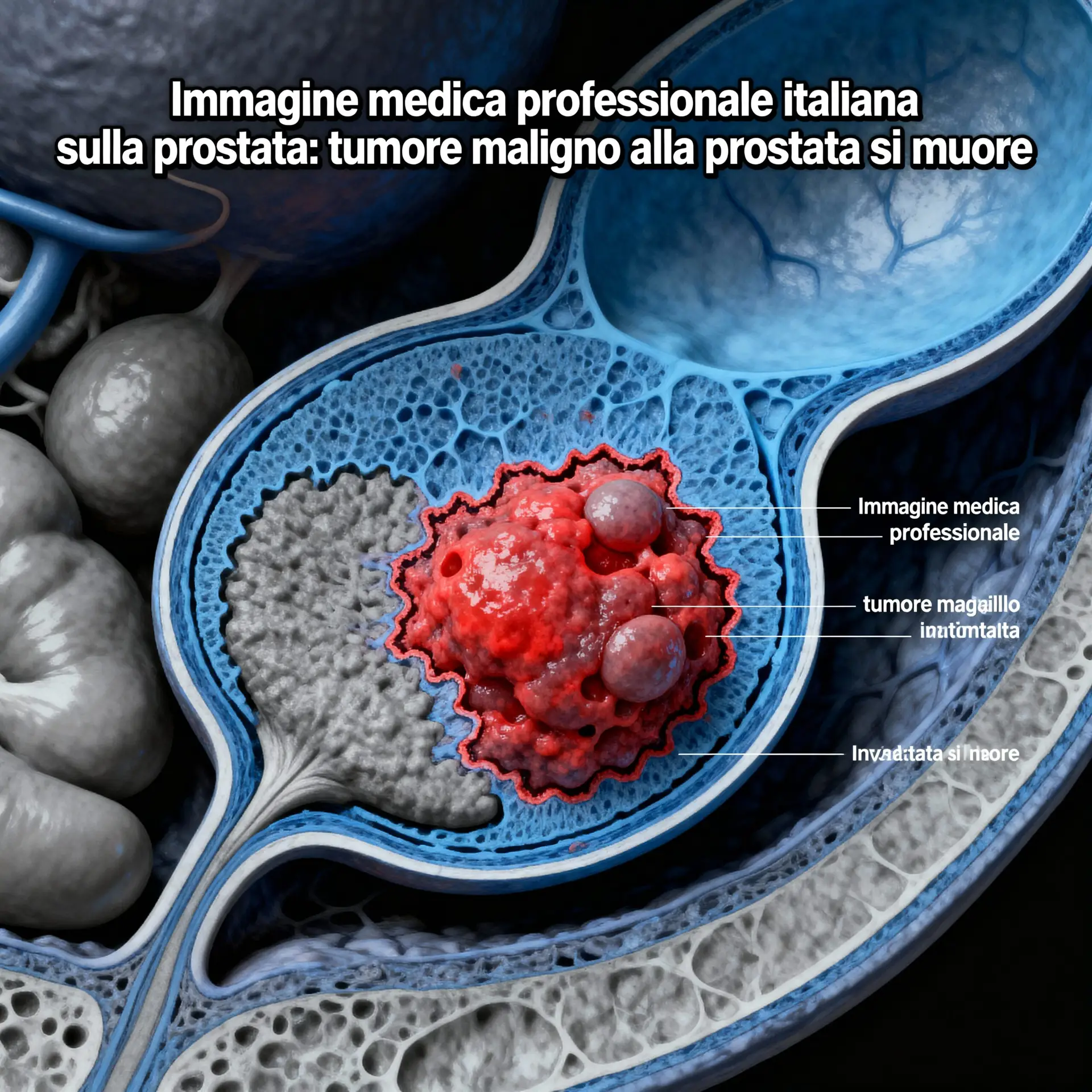 Immagine illustrativa sulla prostata - salute della prostata