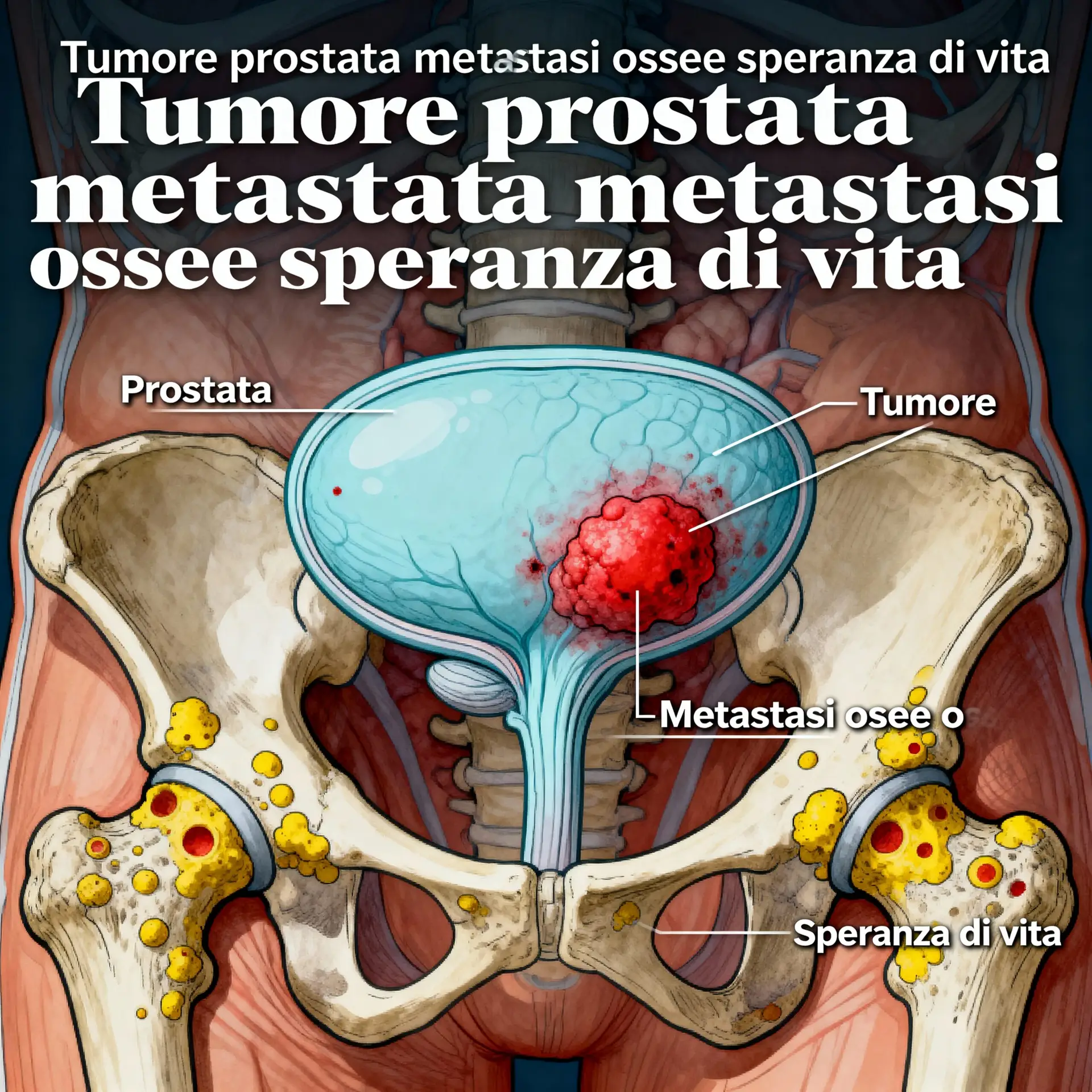 Immagine illustrativa sulla prostata - salute della prostata