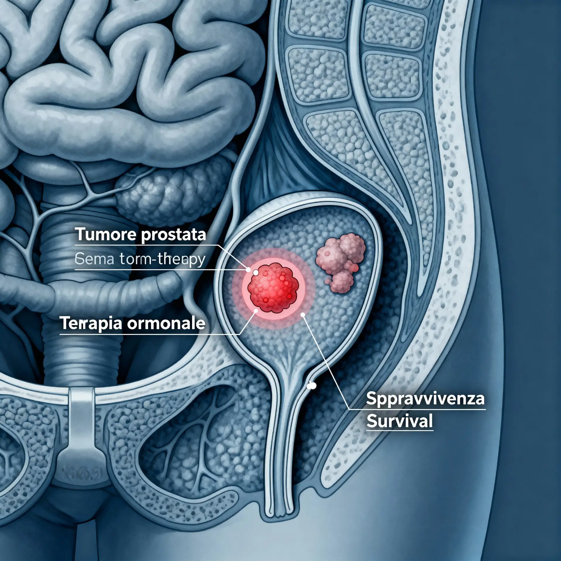Immagine illustrativa sulla prostata - salute della prostata