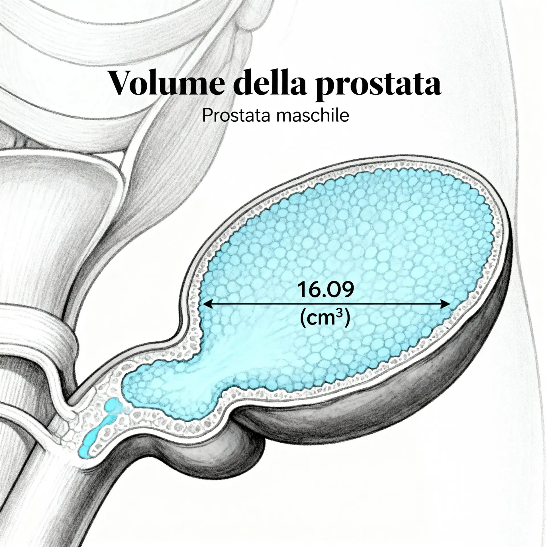 Immagine illustrativa sulla prostata - salute della prostata