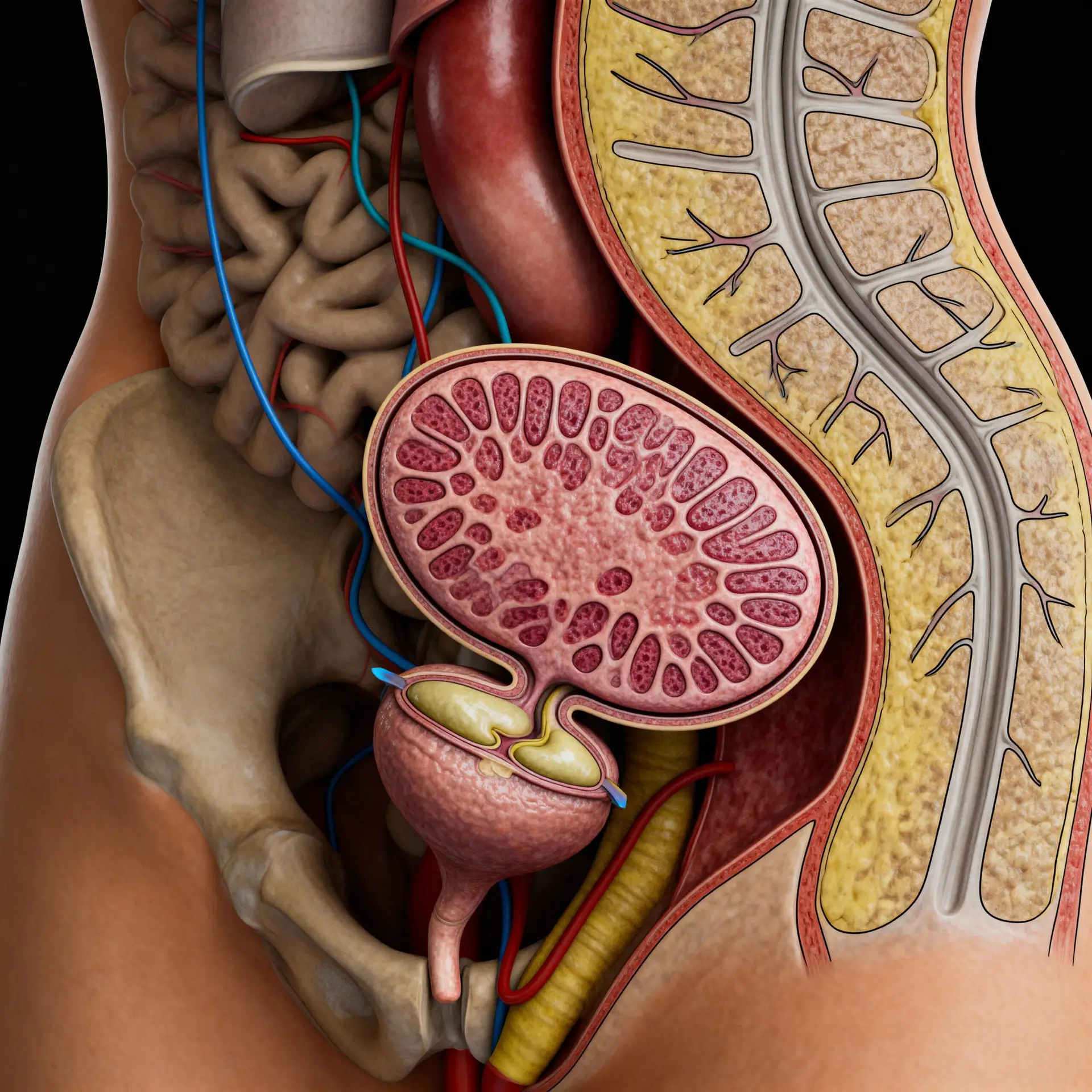 Immagine illustrativa sulla prostata - salute della prostata