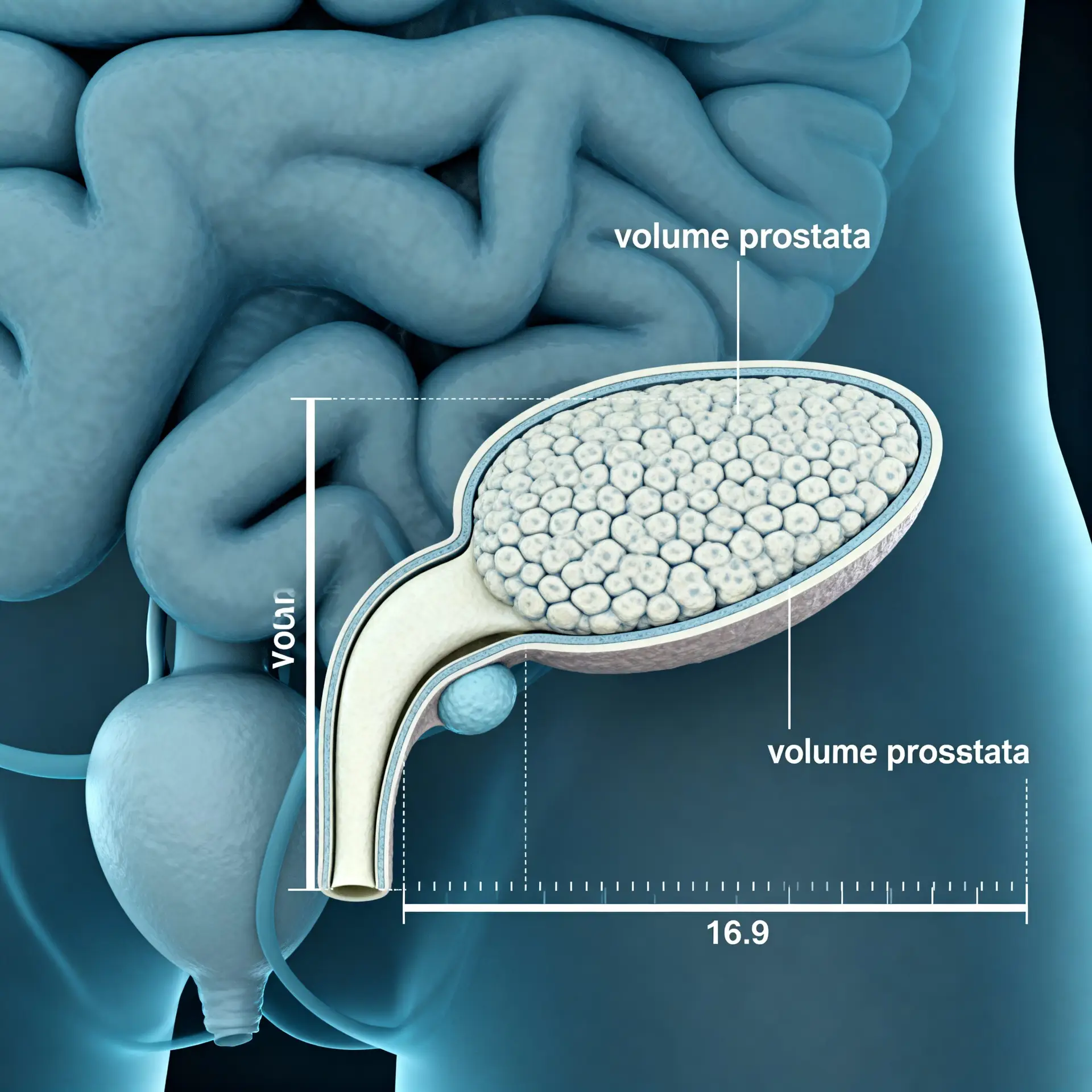Immagine illustrativa sulla prostata - salute della prostata